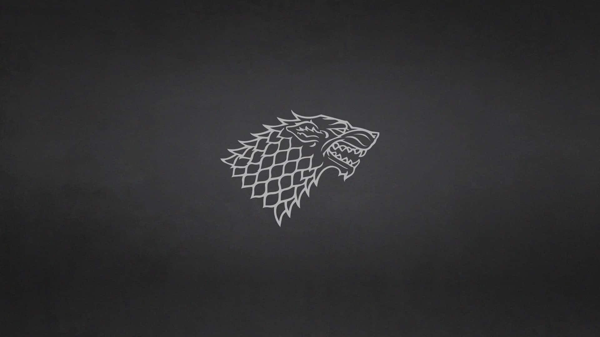 Casa Stark Oscura con Contorno Blanco Fondos de pantalla
