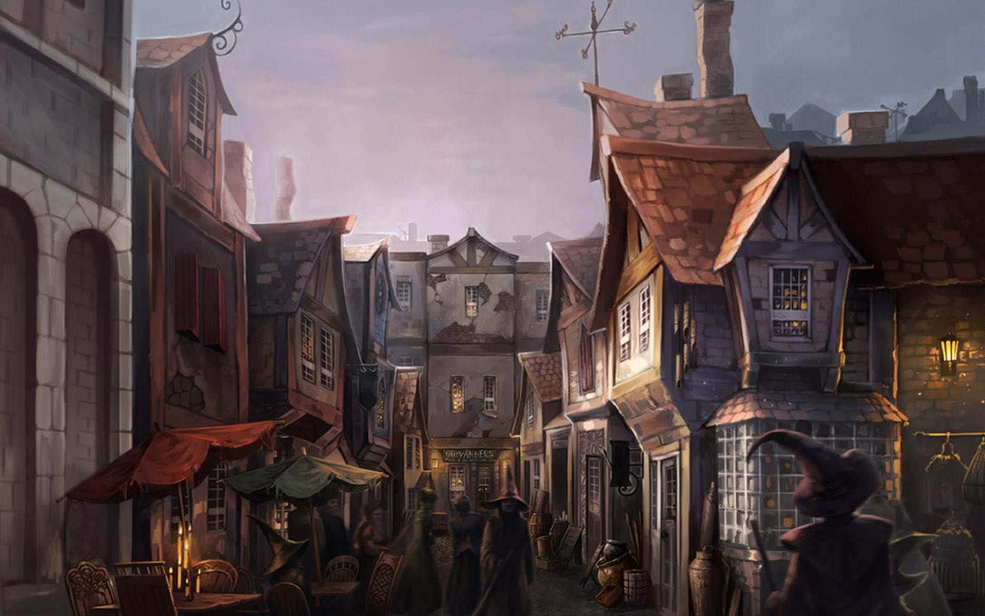 Casas de Harry Potter para Halloween Fondos de pantalla
