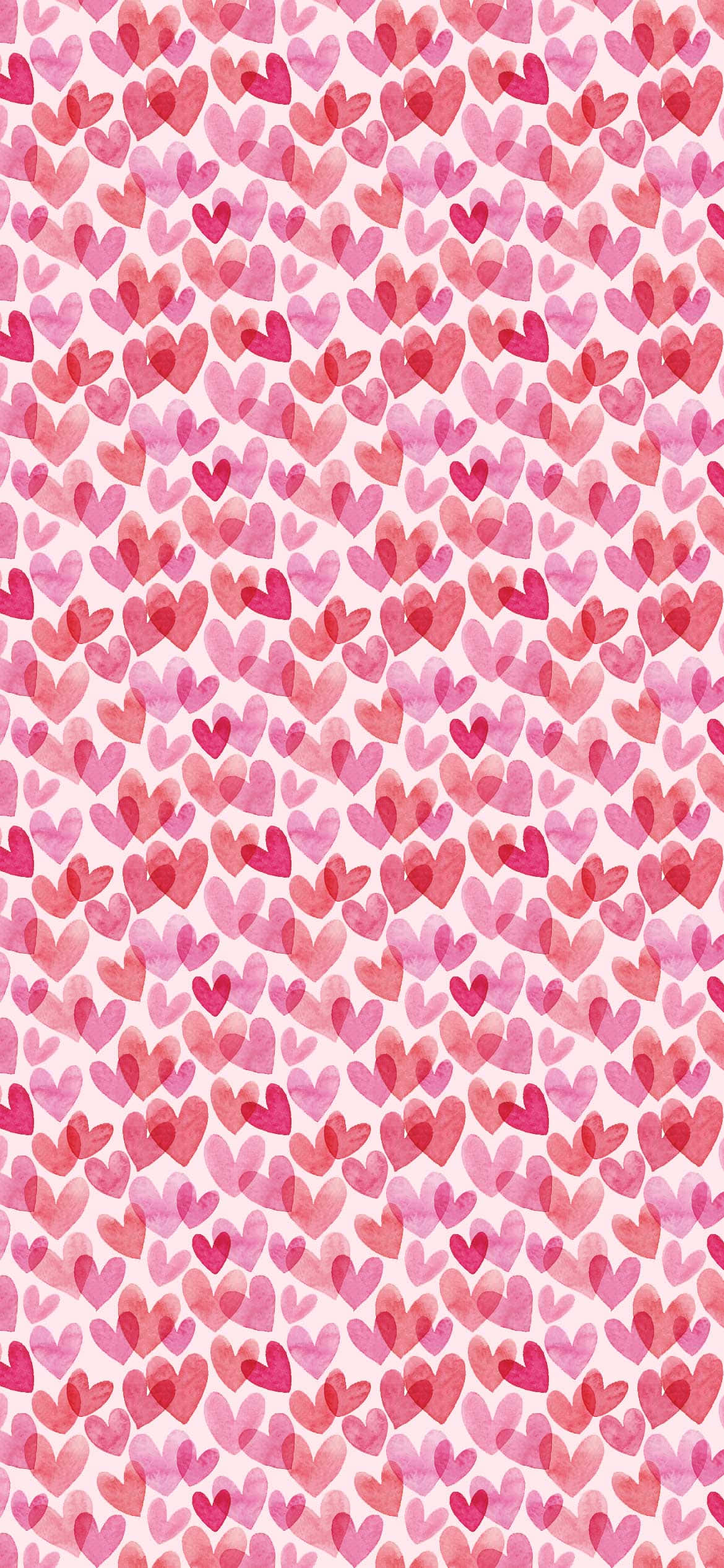 Cascada Cautivadora de Corazones Rosados Suaves Fondos de pantalla