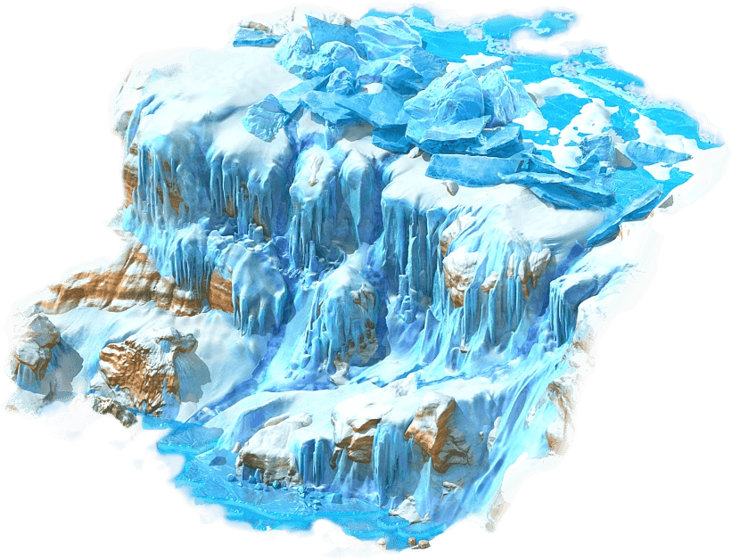 Cascada de Hielo Congelada Fondos de pantalla