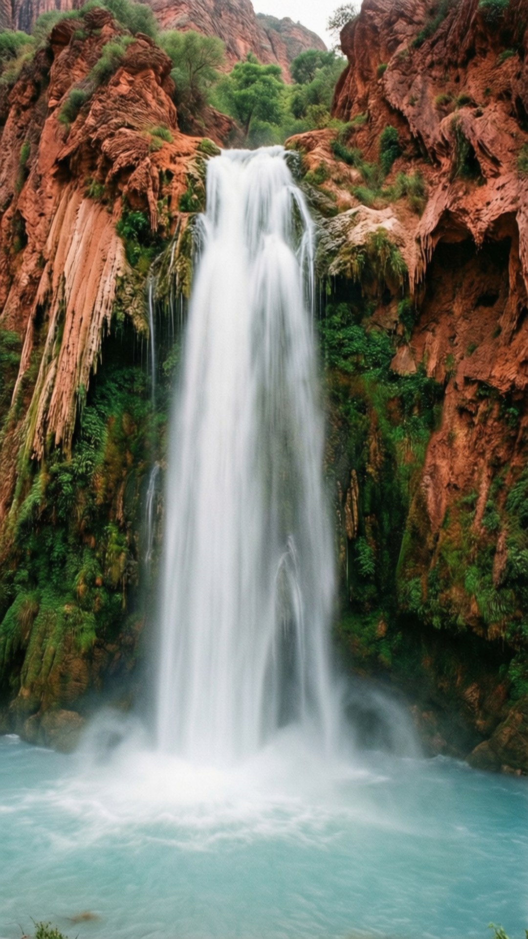 Cascada Roja Fondos de pantalla