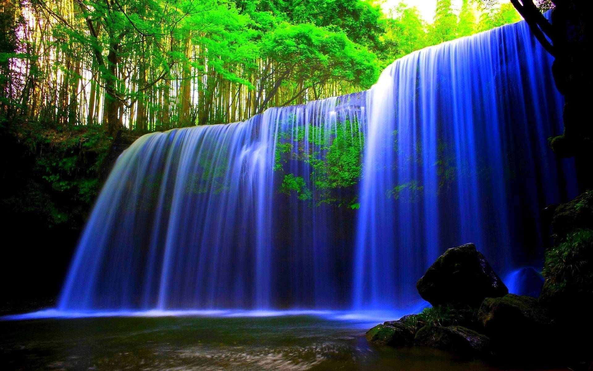 Cascada Viva 3D Fondos de pantalla
