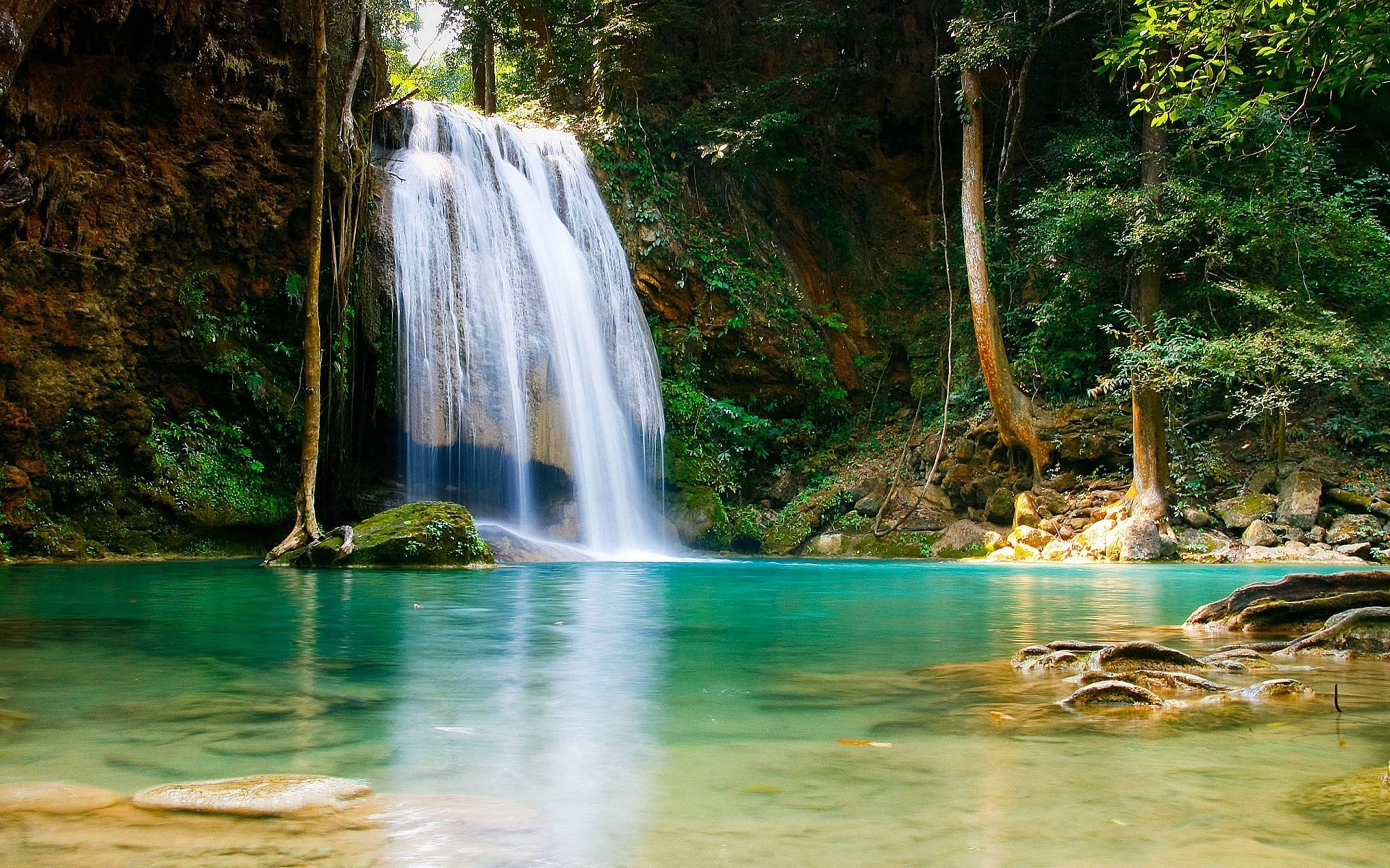 Cascadas de Erawan Impresionante HD Fondos de pantalla