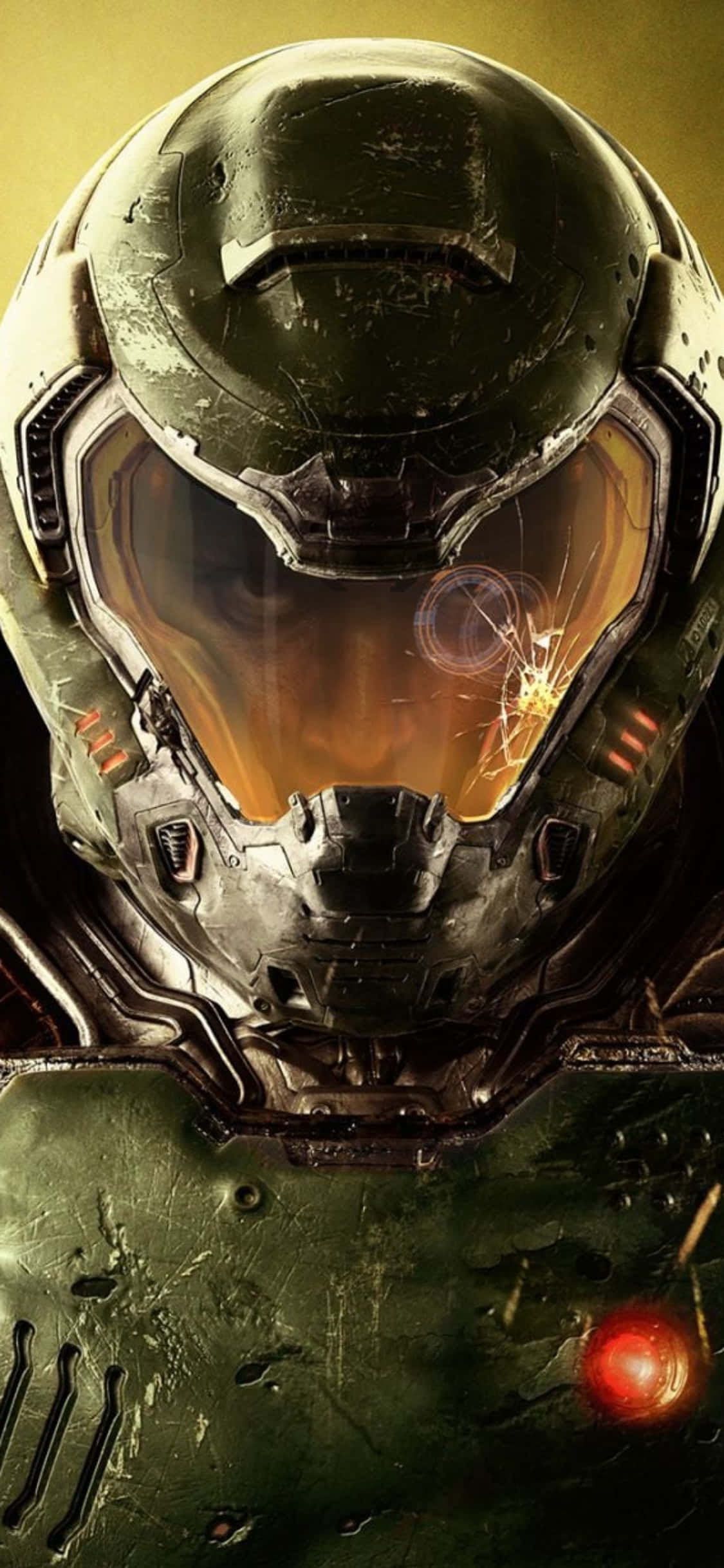 Casco de Doomguy Fondo de iPhone Xs Doom Fondos de pantalla