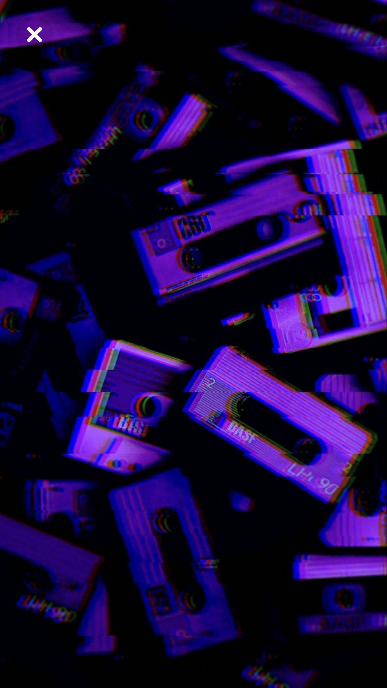 Cassette Aesthetic Azul Oscuro HD Fondos de pantalla