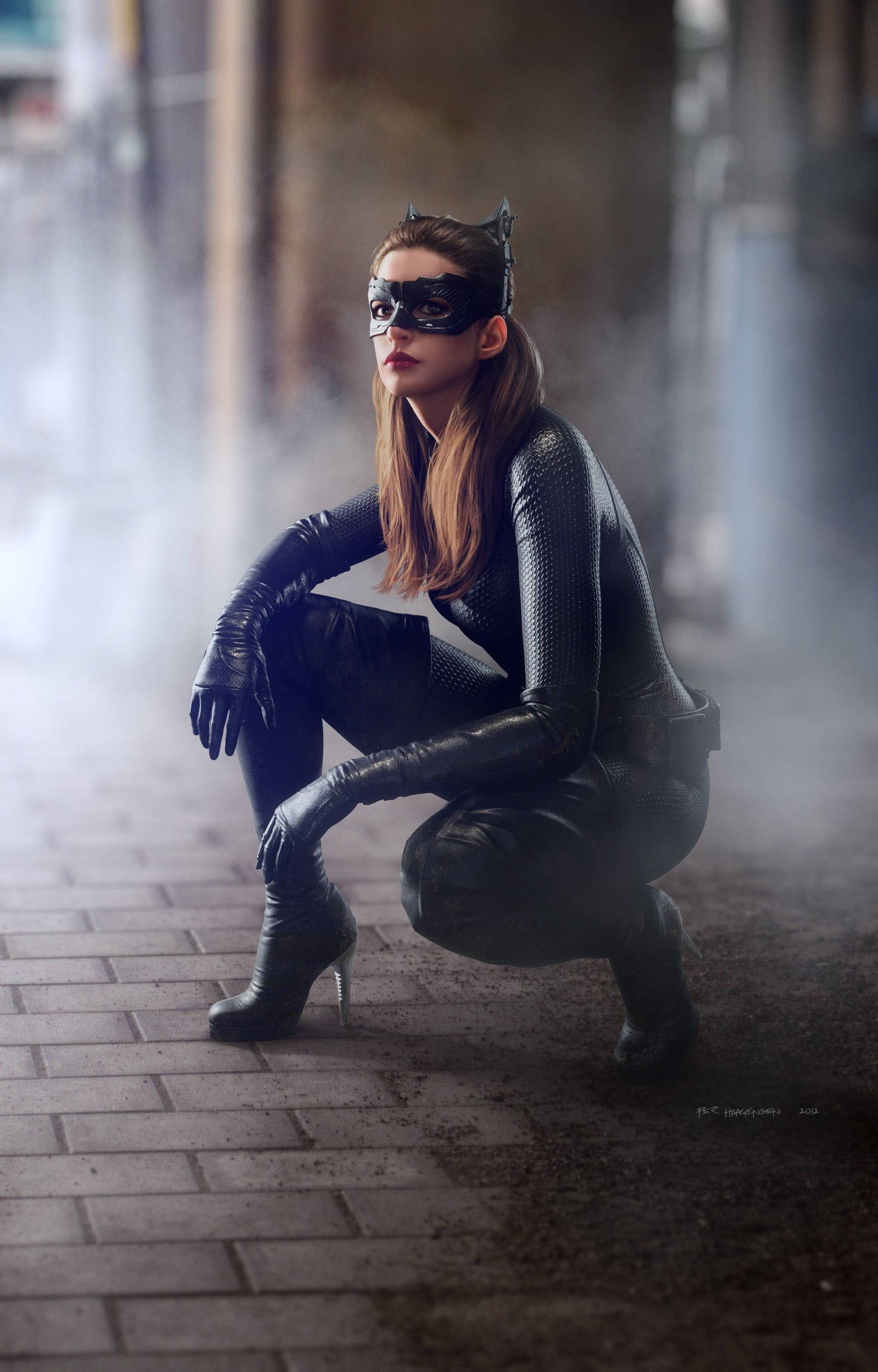 Catwoman vista en The Dark Knight Fondos de pantalla