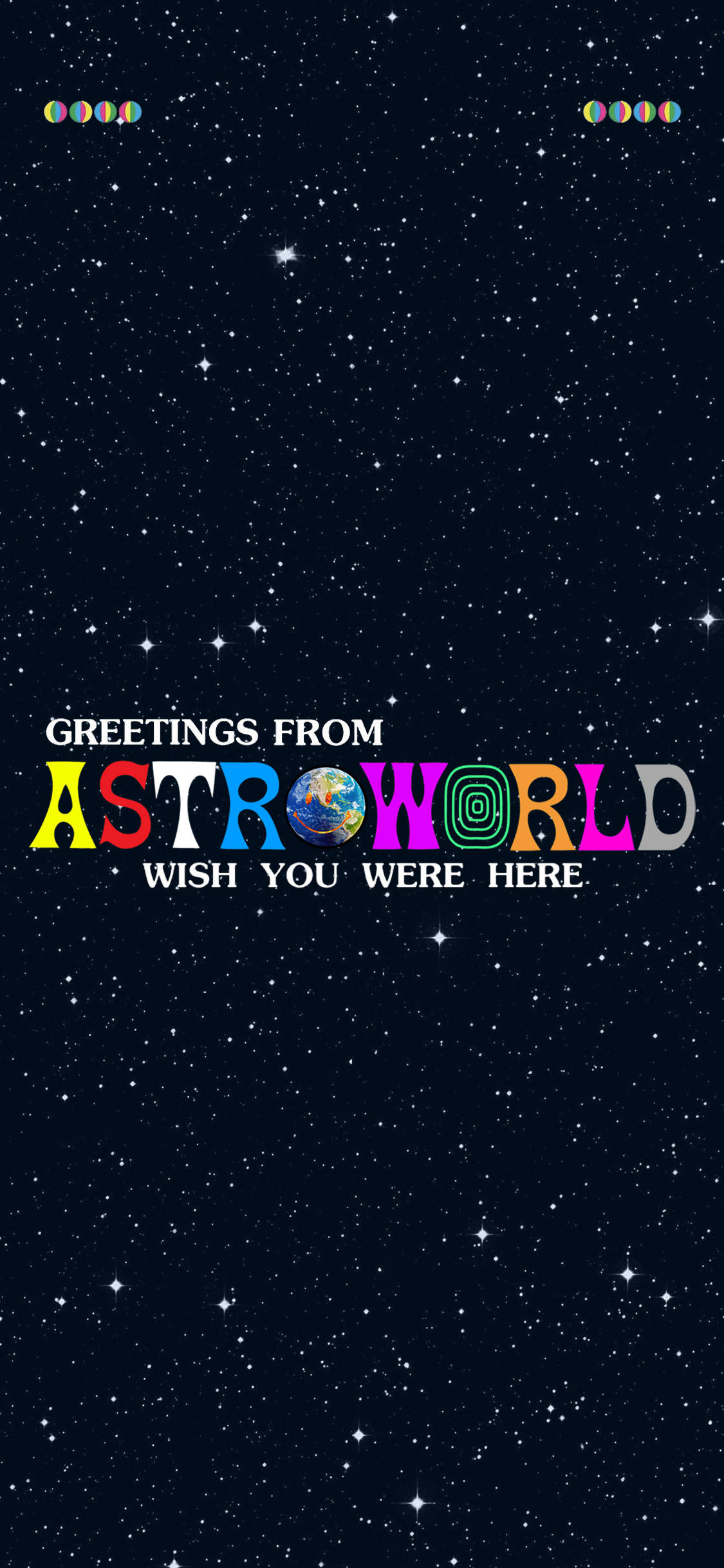 Celebra el lanzamiento de Astroworld de Travis Scott con este festivo fondo de pantalla para iPhone Fondos de pantalla