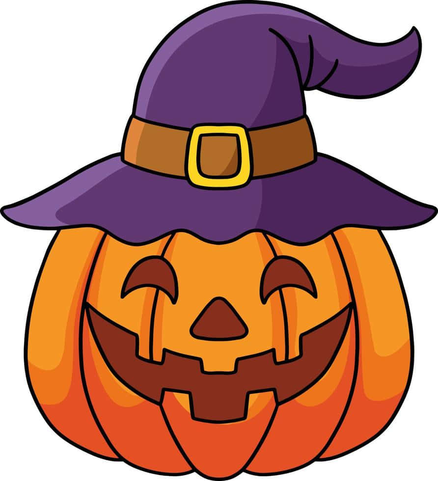 ¡Celebra Halloween con una bruja caricaturesca espeluznante! Fondos de pantalla