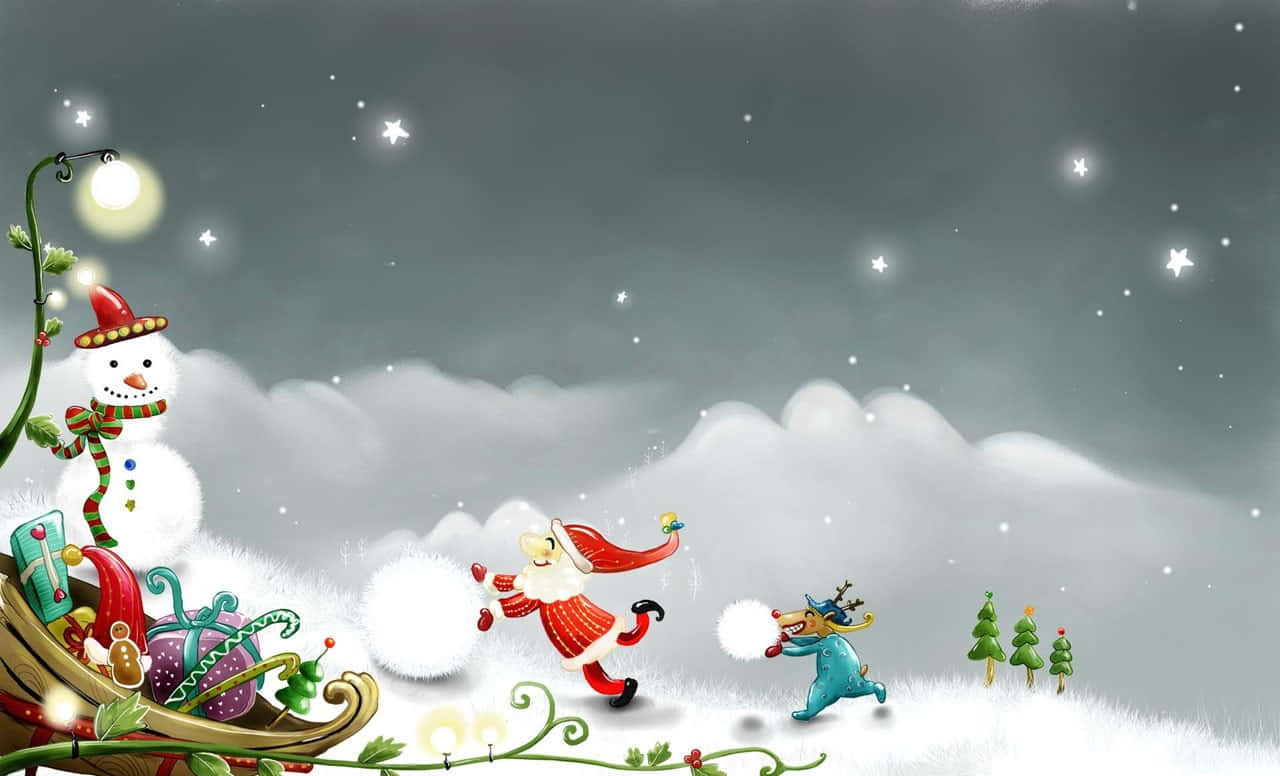 Celebra la Navidad al Estilo Anime Fondos de pantalla