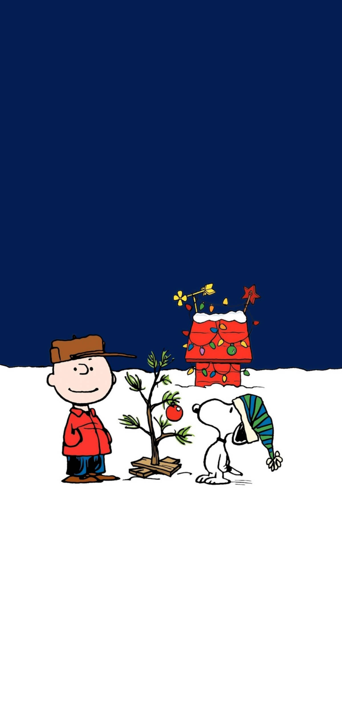 Celebra la temporada navideña con Snoopy Fondos de pantalla
