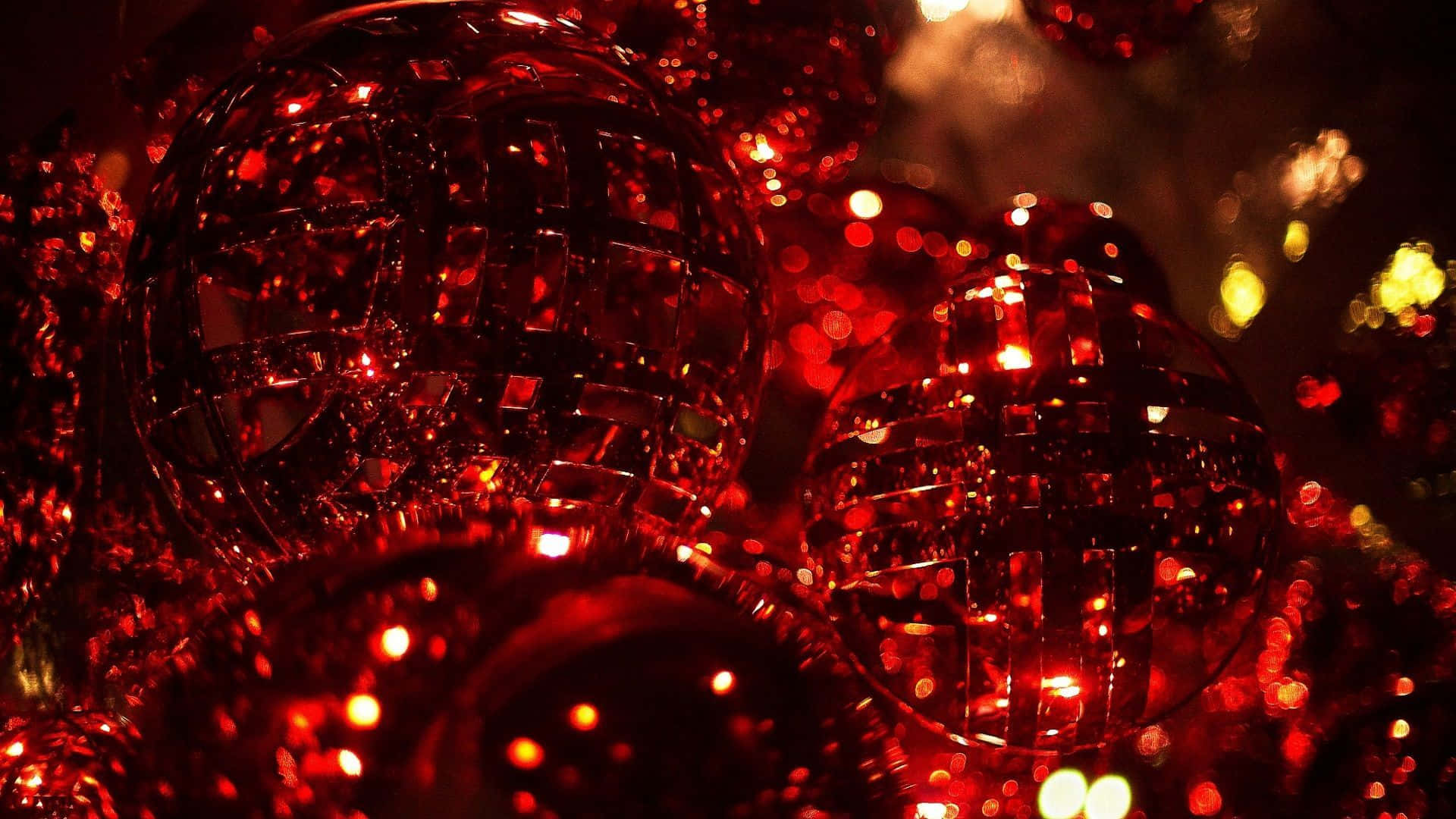 Celebra una Navidad roja alegre y brillante Fondos de pantalla