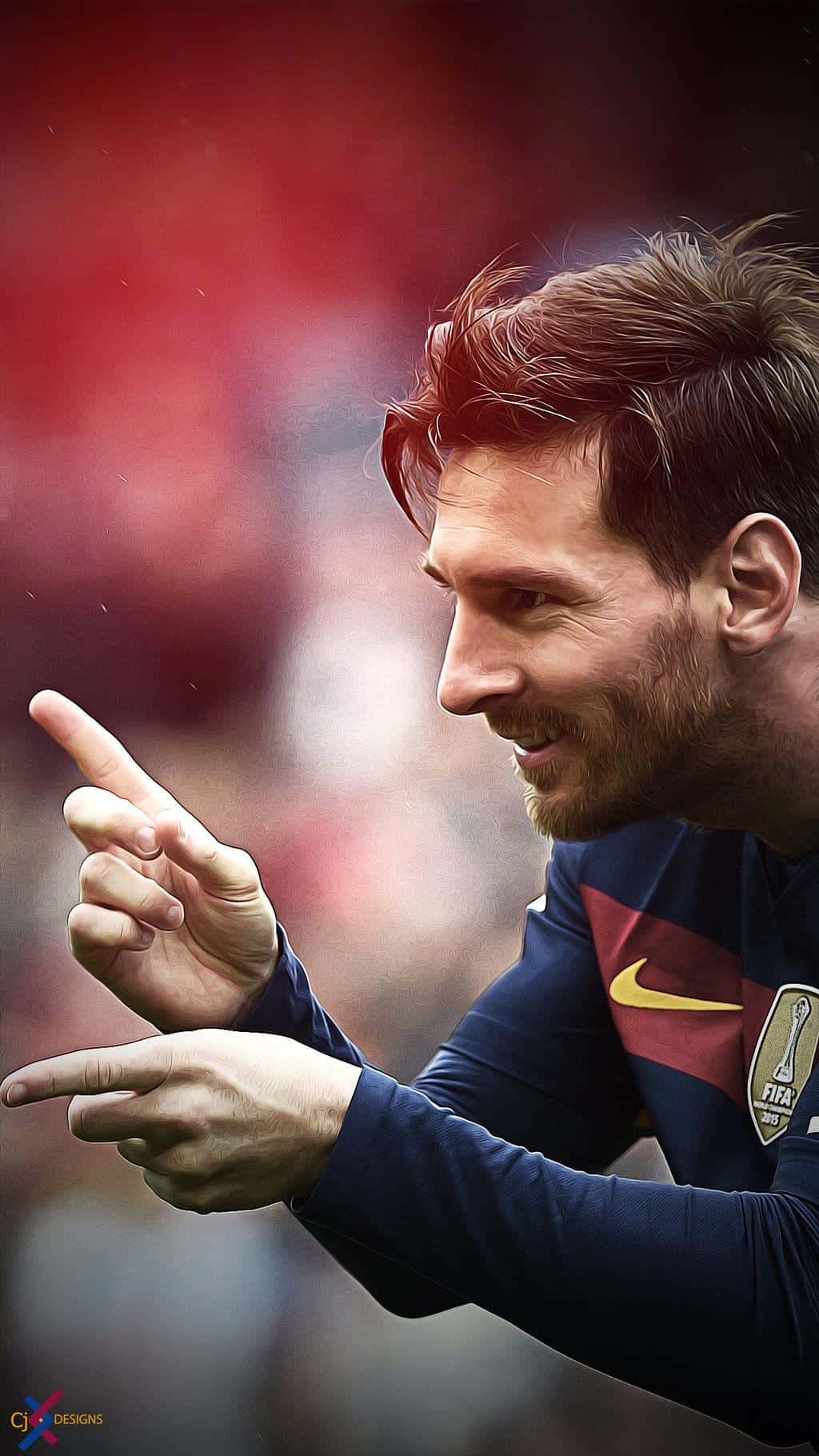 Celebración de gol Messi iPhone Fondos de pantalla