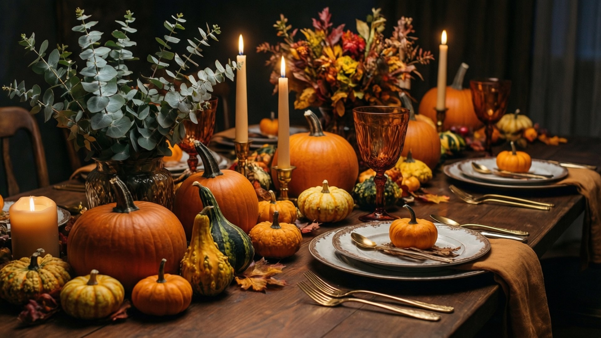 Cena de Otoño Fondos de pantalla