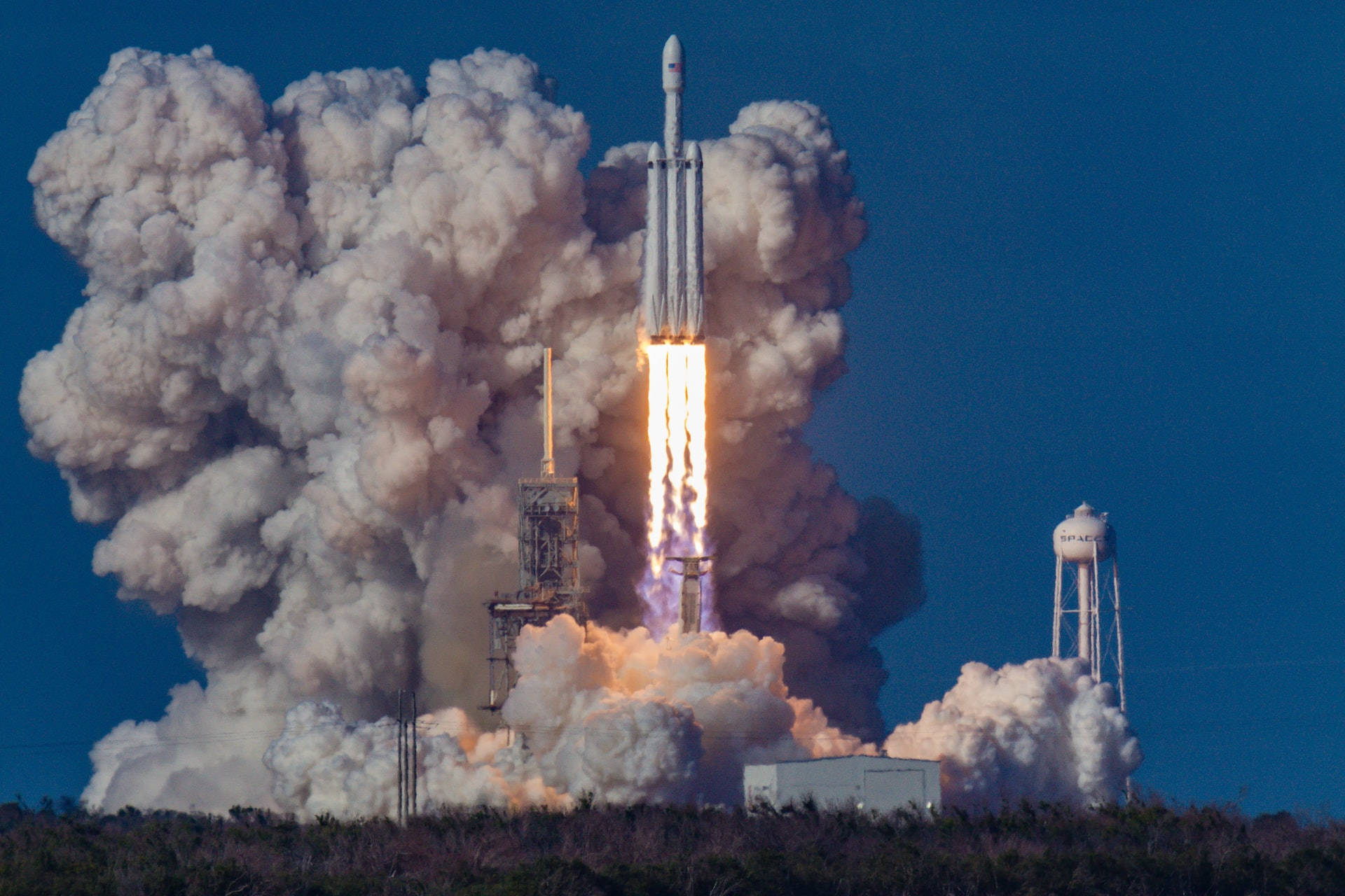 Centro Espacial Kennedy SpaceX Falcon Heavy Fondos de pantalla