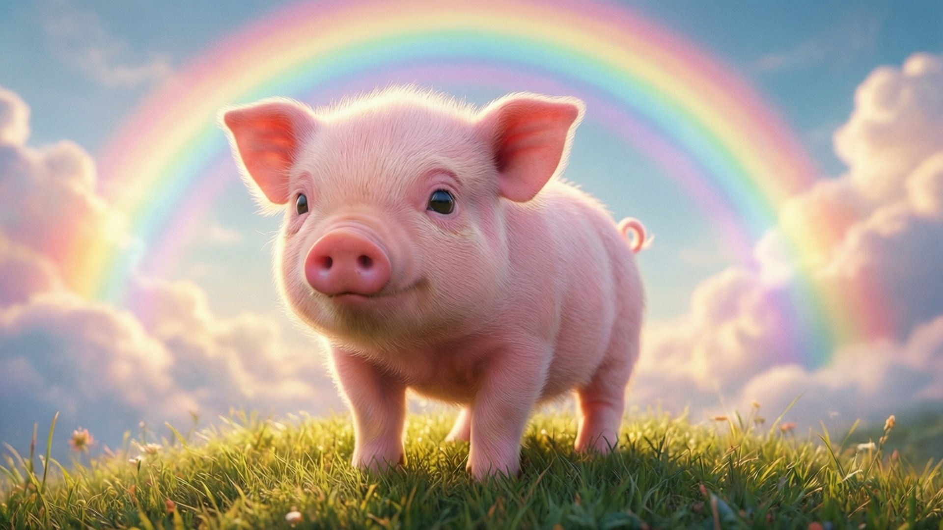 Cerdito Arcoíris Fondos de pantalla