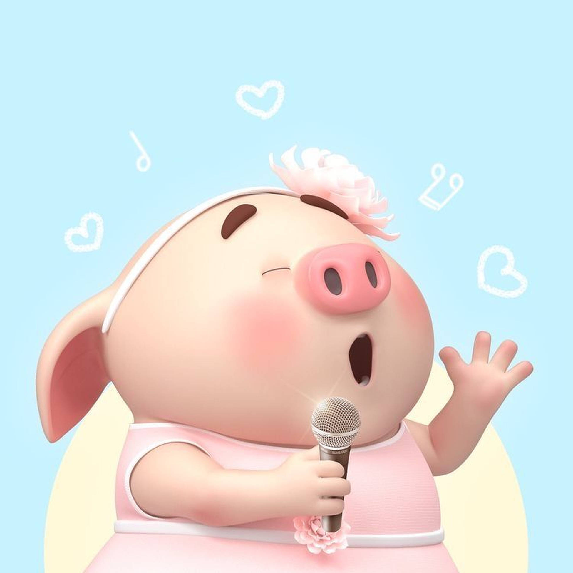 Cerdito Cantando Fondos de pantalla
