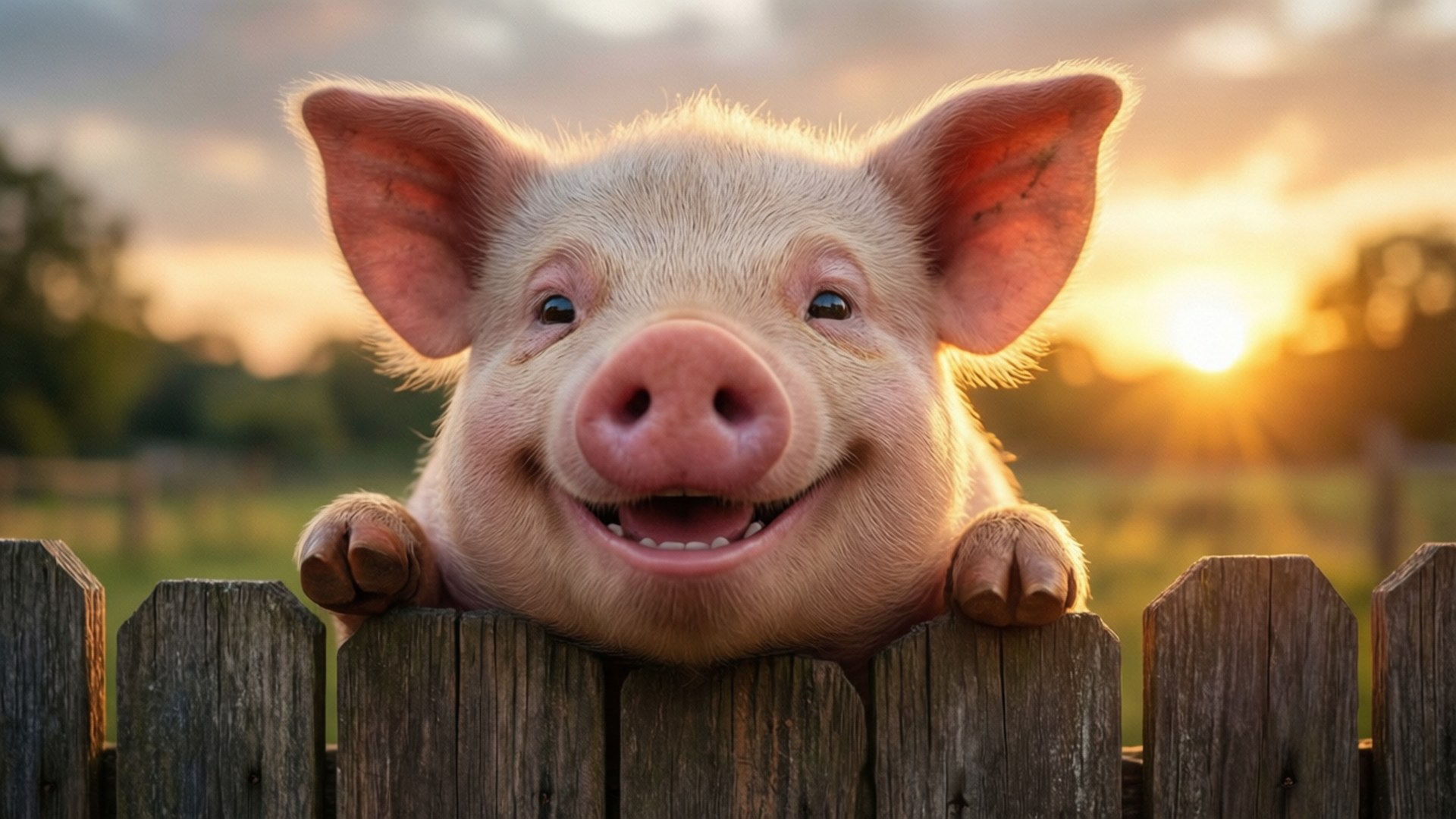 Cerdito escondido Fondos de pantalla