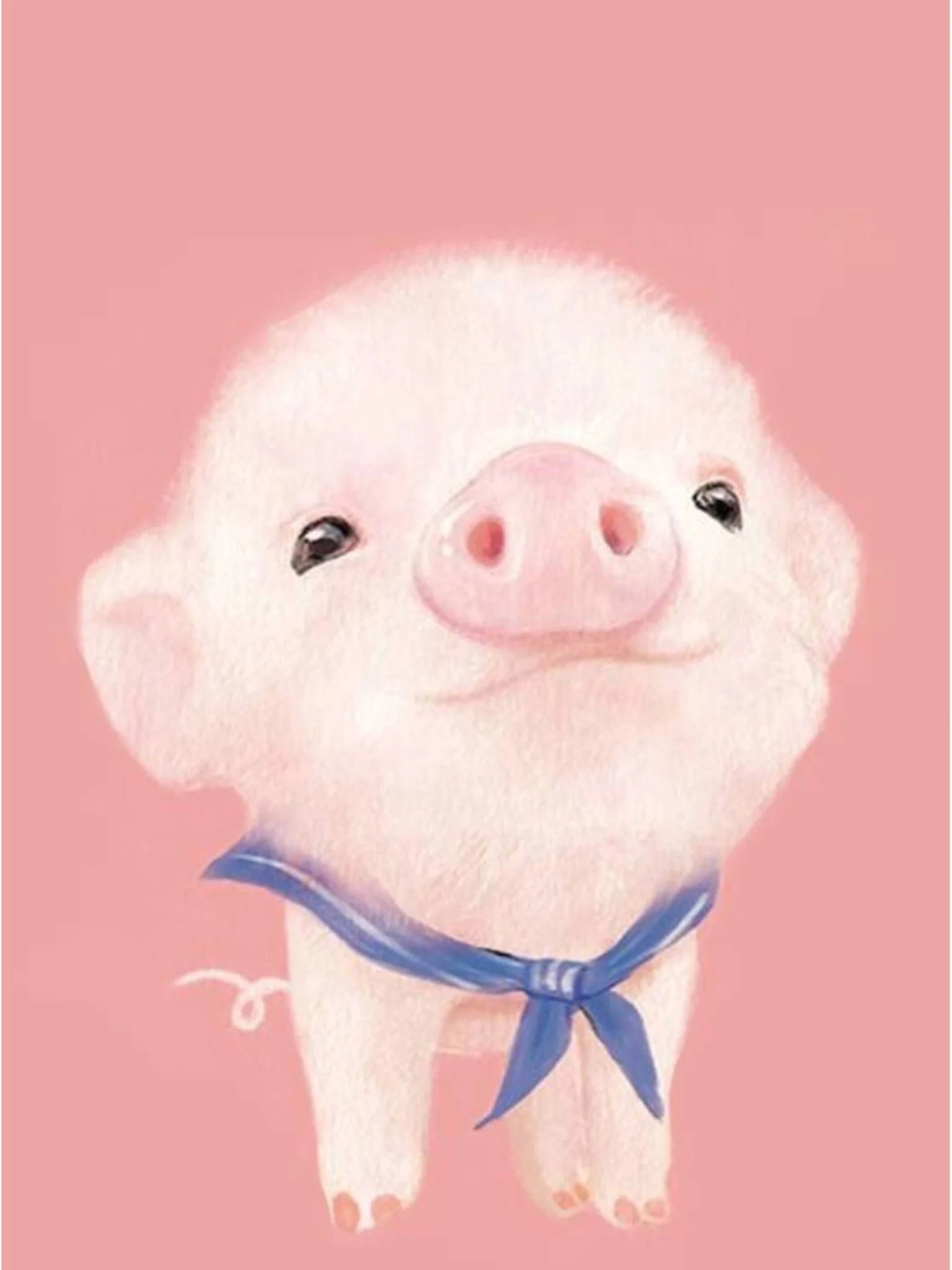 Cerdito lindo pintura digital Fondos de pantalla