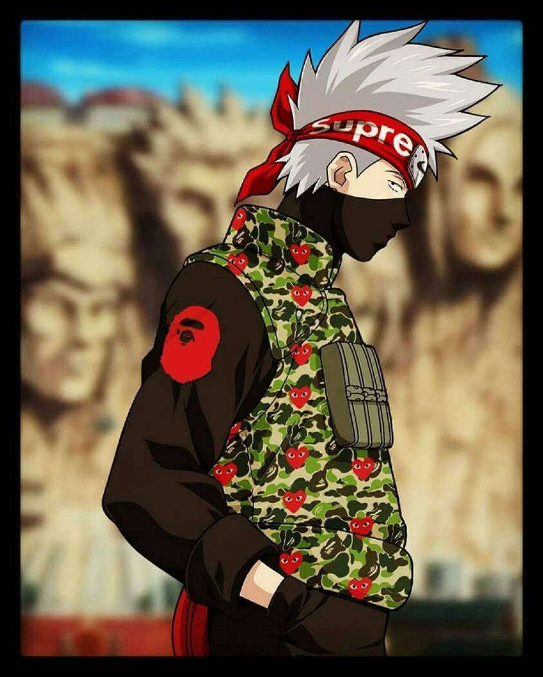 Chaleco militar Kakashi Swag de Naruto Fondos de pantalla
