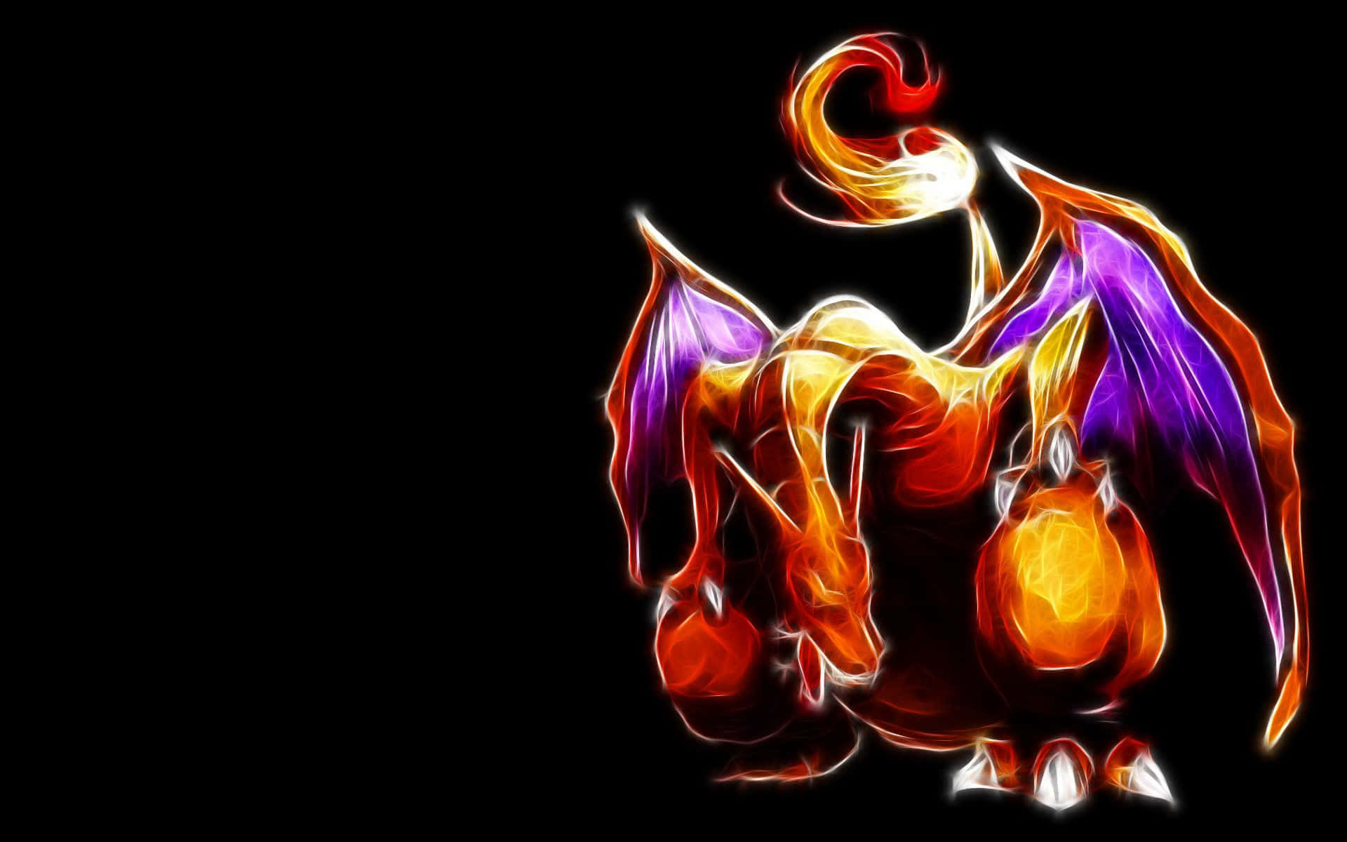 Charizard Épico Lanzando Llamas en Acción Fondos de pantalla