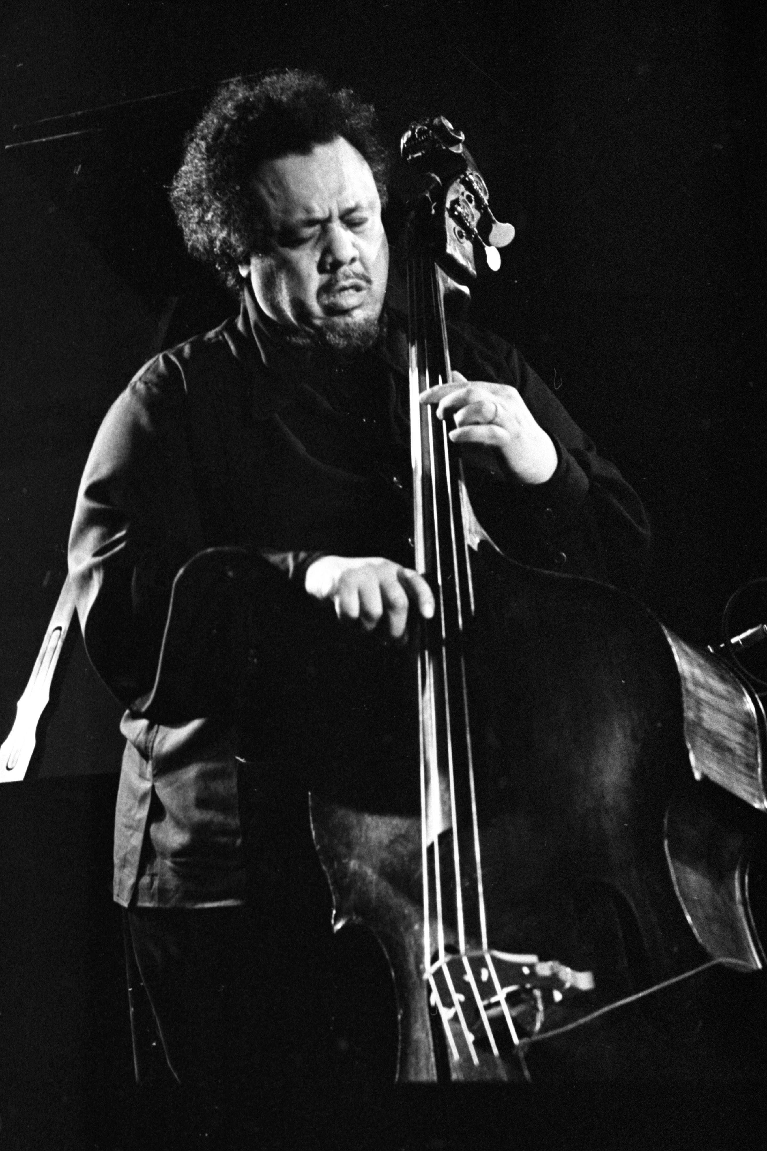 Charles Mingus tocando el bajo con alma Fondos de pantalla