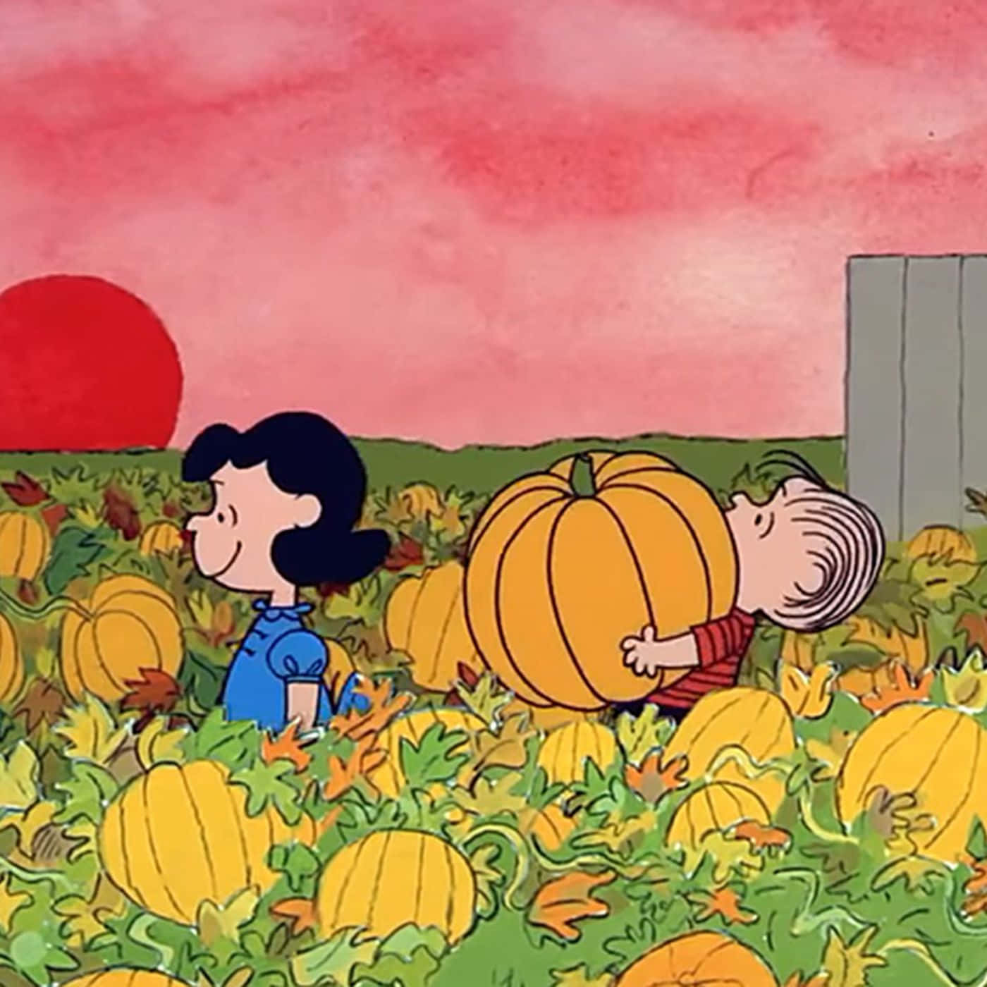 Charlie Brown disfruta una noche de Halloween espeluznante Fondos de pantalla