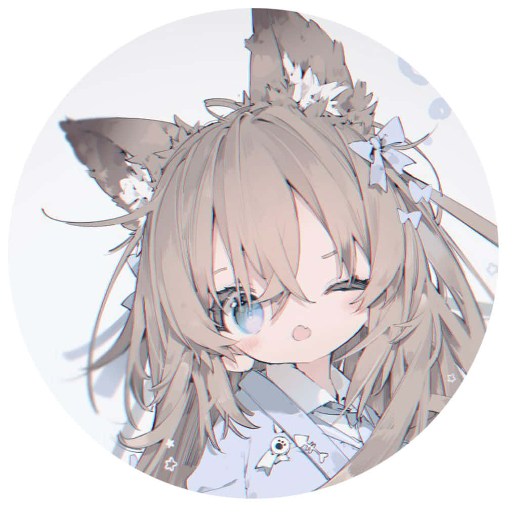 Chica Anime con Orejas Peludas para Foto de Perfil Fondos de pantalla