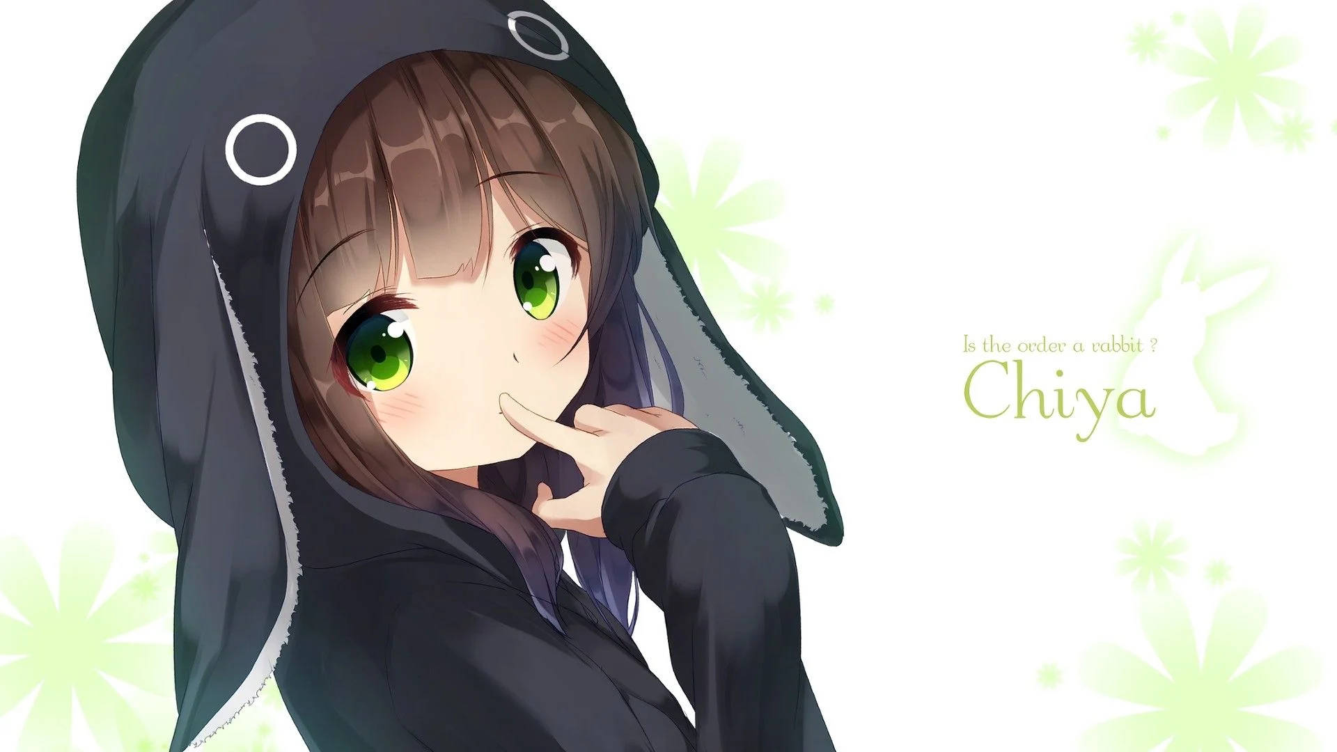 Chica Anime con Sudadera Chiya Fondos de pantalla