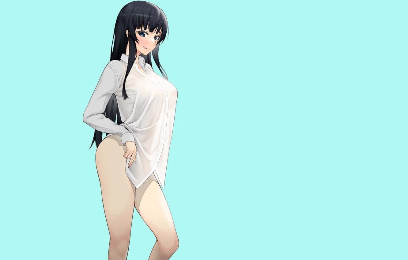 Chica anime sexy en pose provocativa Fondos de pantalla