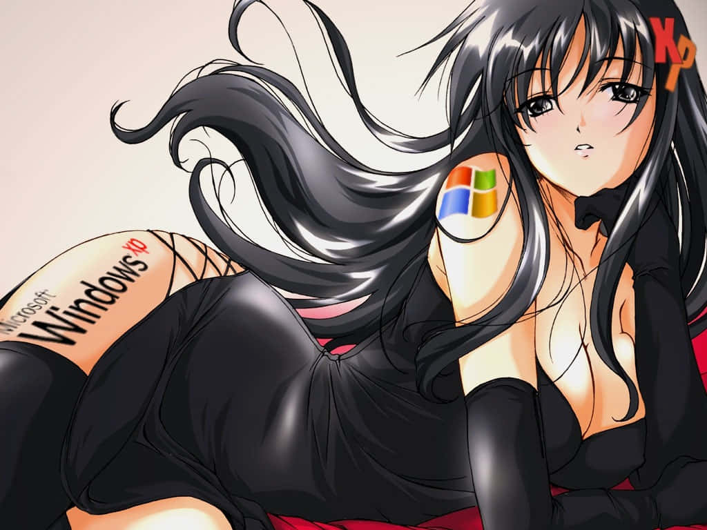 Chica anime sexy Windows XP Fondos de pantalla