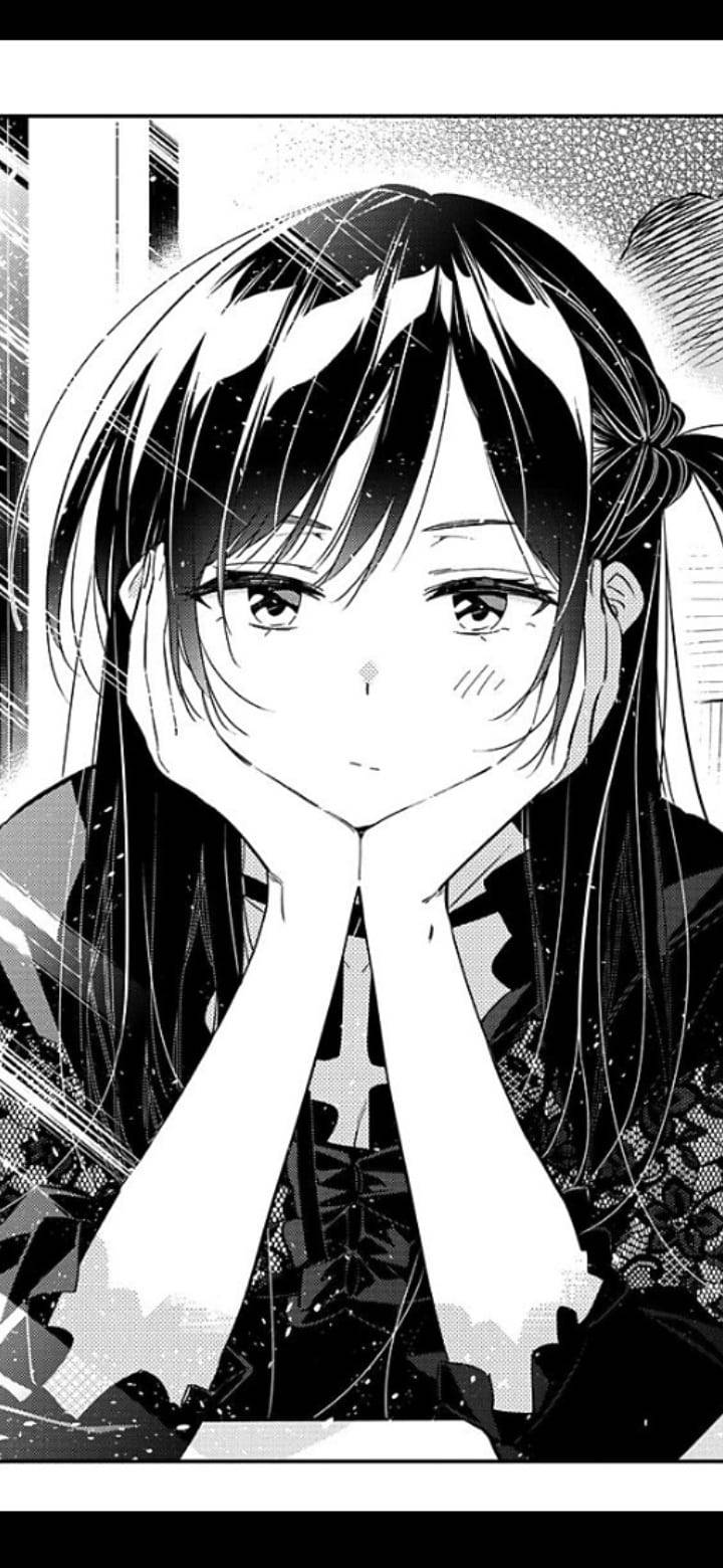 Chica Anime Triste en Tira de Manga Blanco y Negro Fondos de pantalla