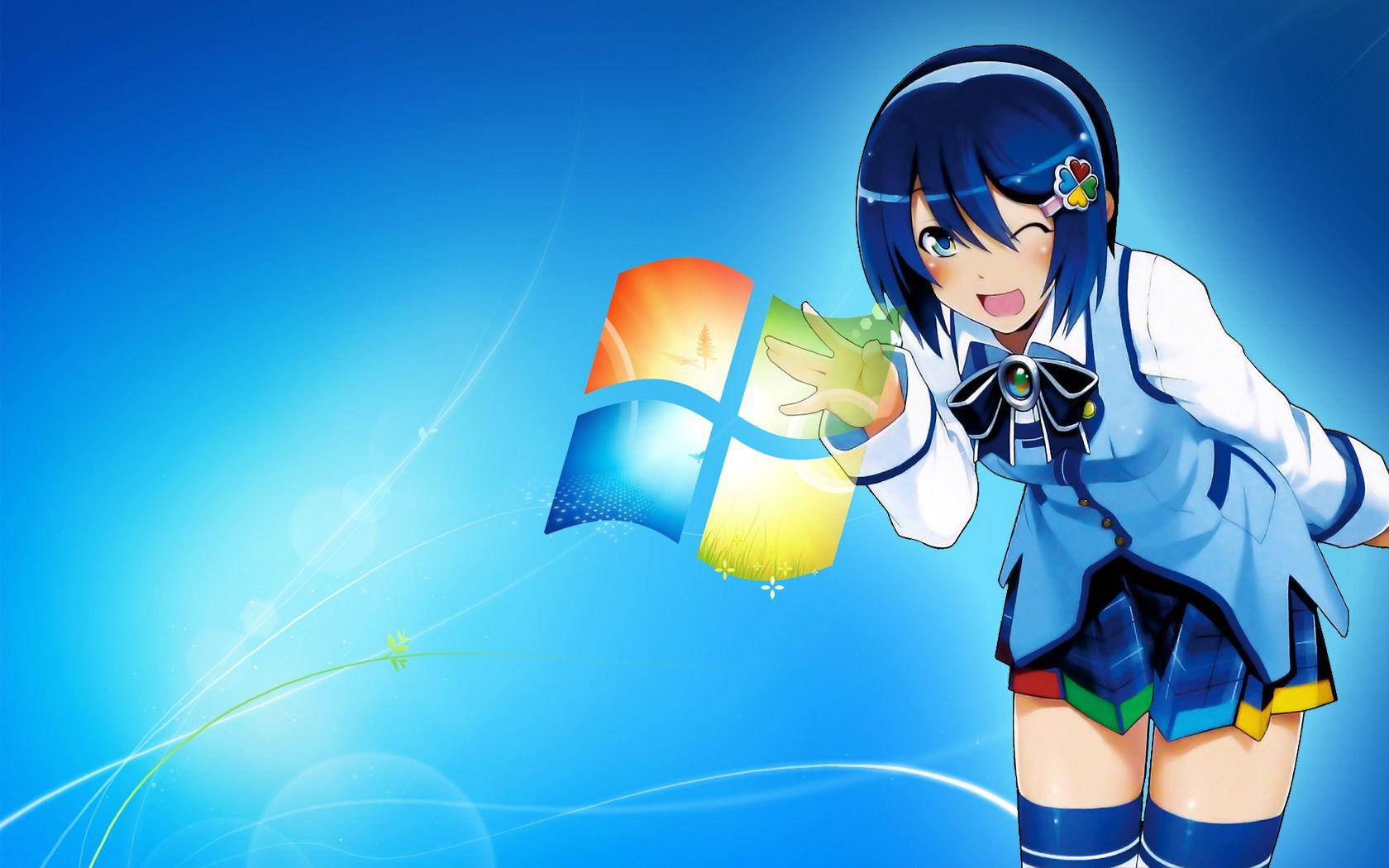 Chica Azul de Meme Anime PFP Microsoft Fondos de pantalla