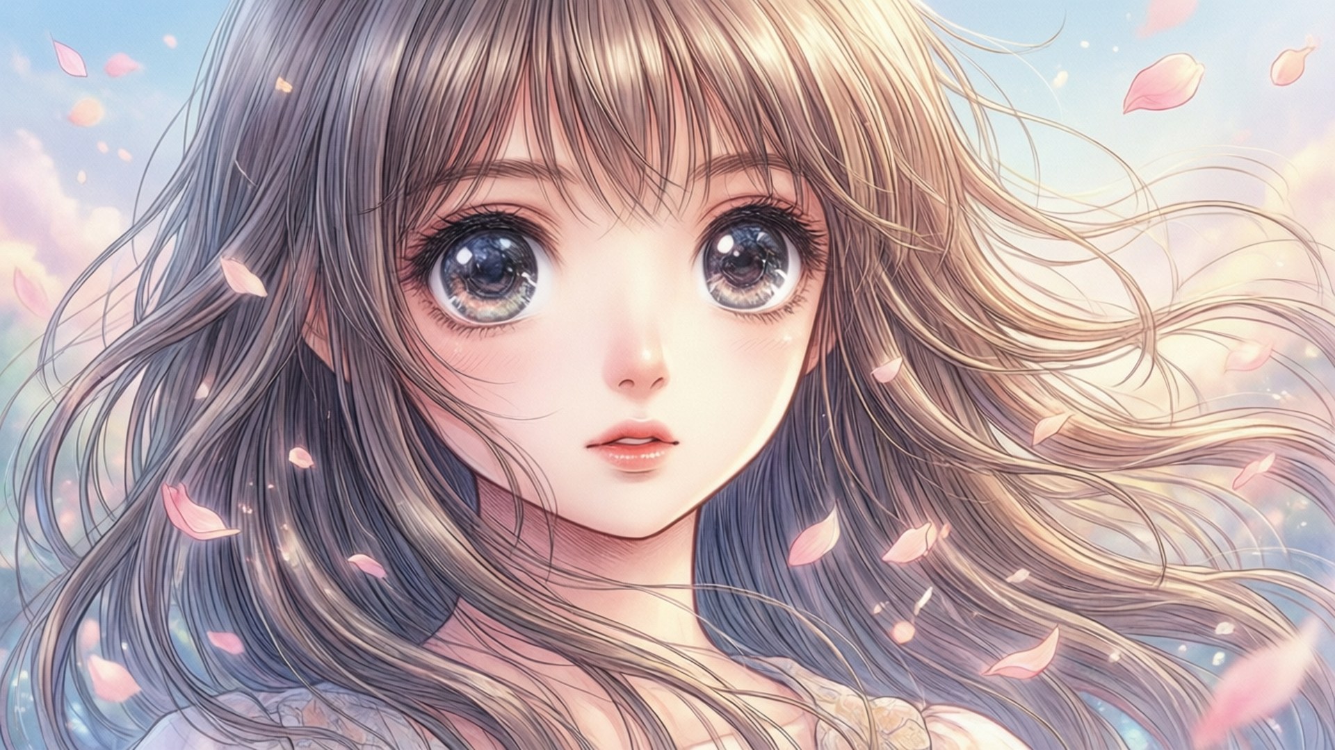 Chica Bonita Estilo Manga Fondos de pantalla