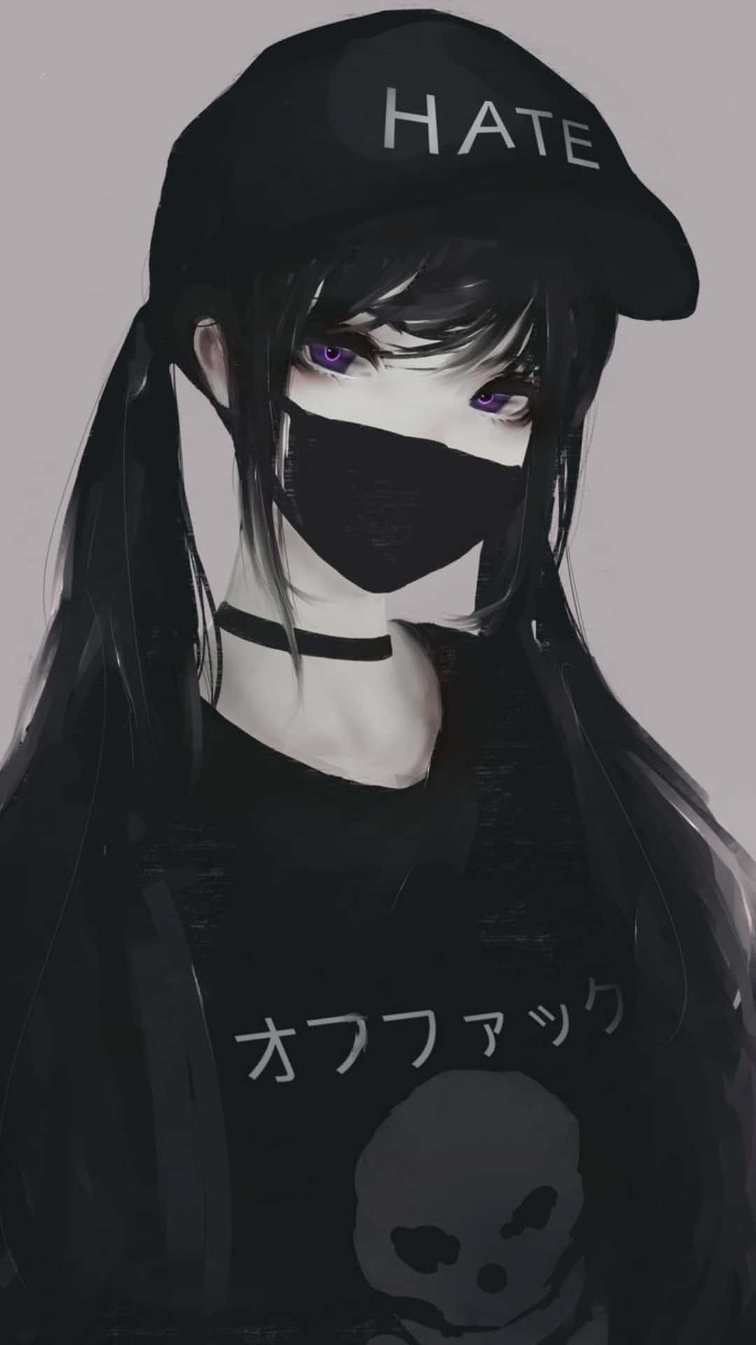 Chica con coletas estética oscura anime pfp Fondos de pantalla