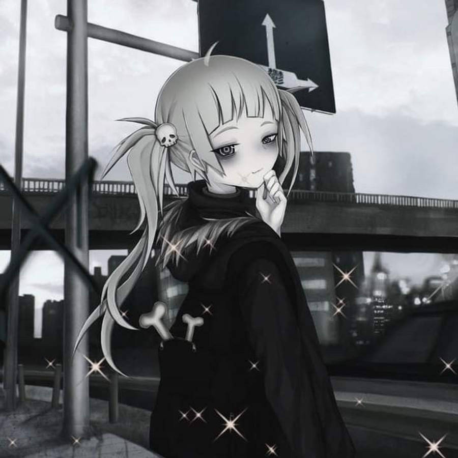 Chica Emo Gótica Anime Estética Fondos de pantalla