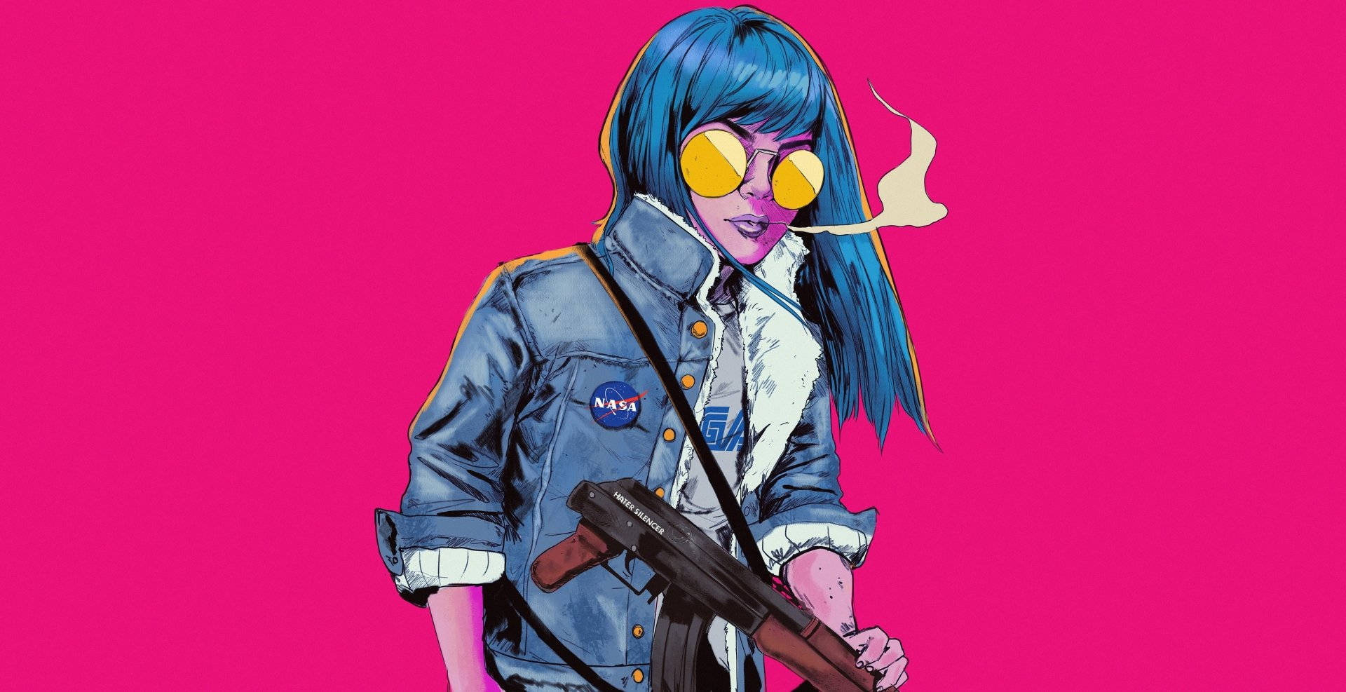 Chica Estética Cool de Arte Pop Fondos de pantalla
