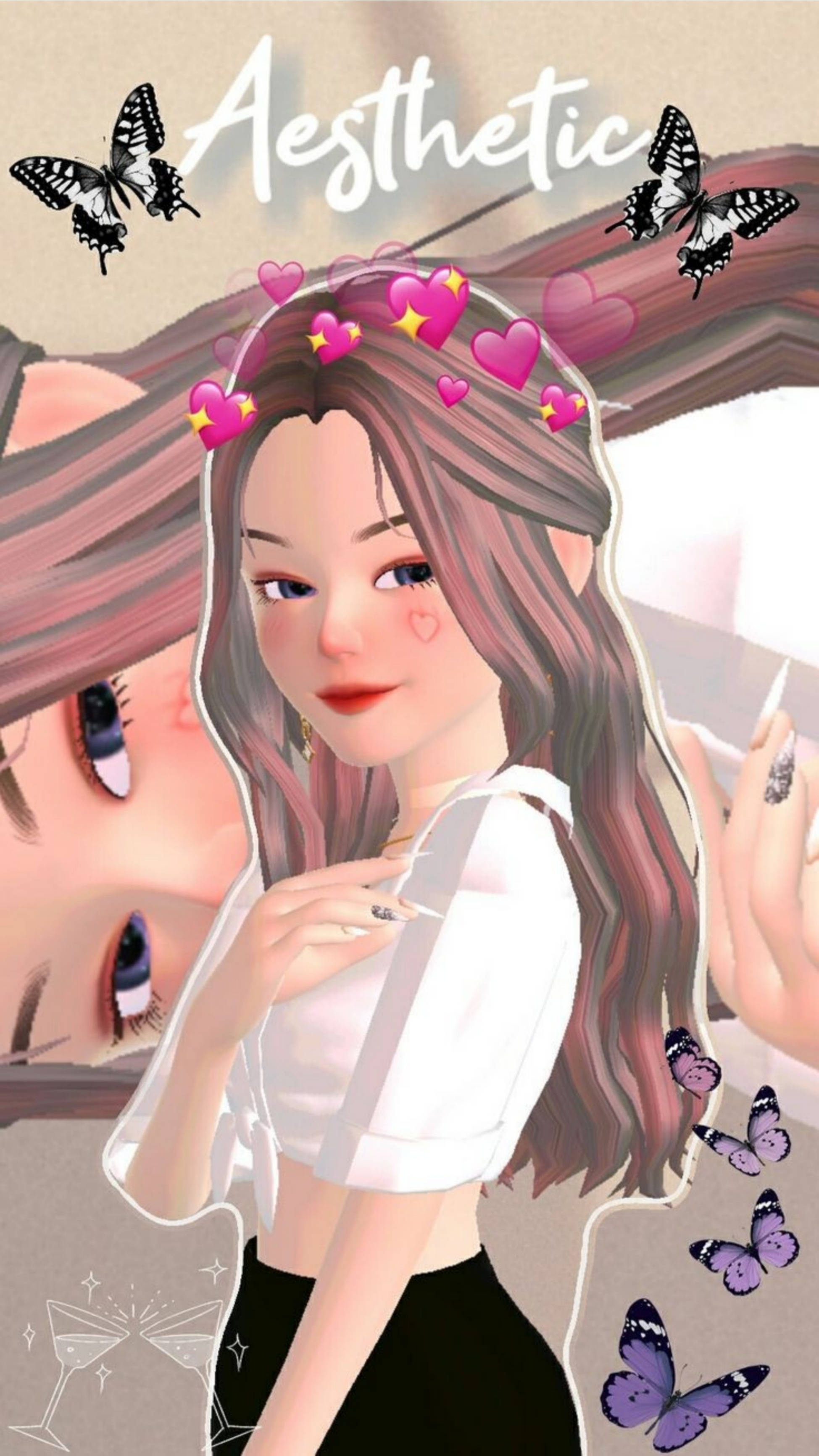 Chica Estética de Zepeto Fondos de pantalla