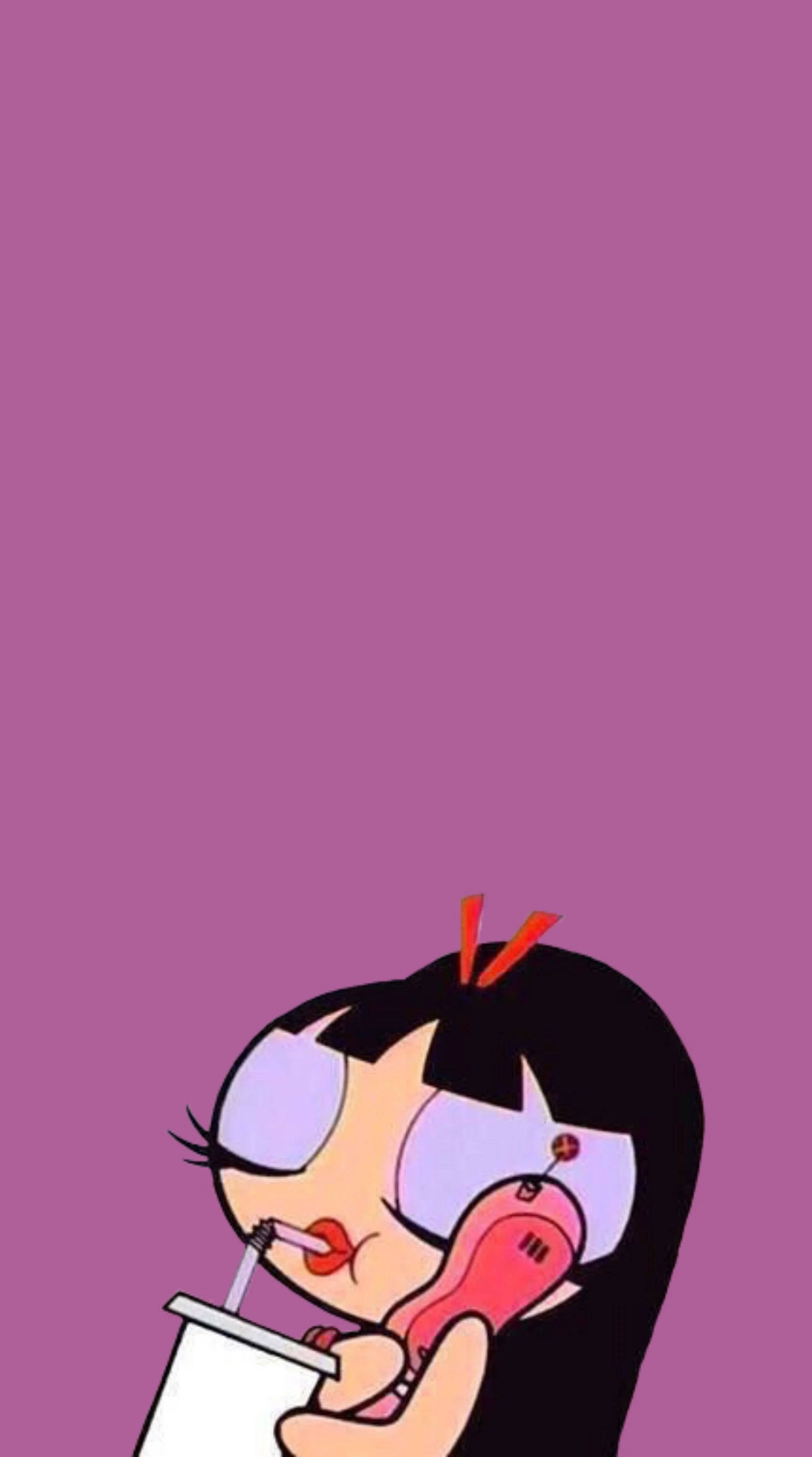 Chica Estética Estilo Powerpuff Girls con Llamada Fondos de pantalla