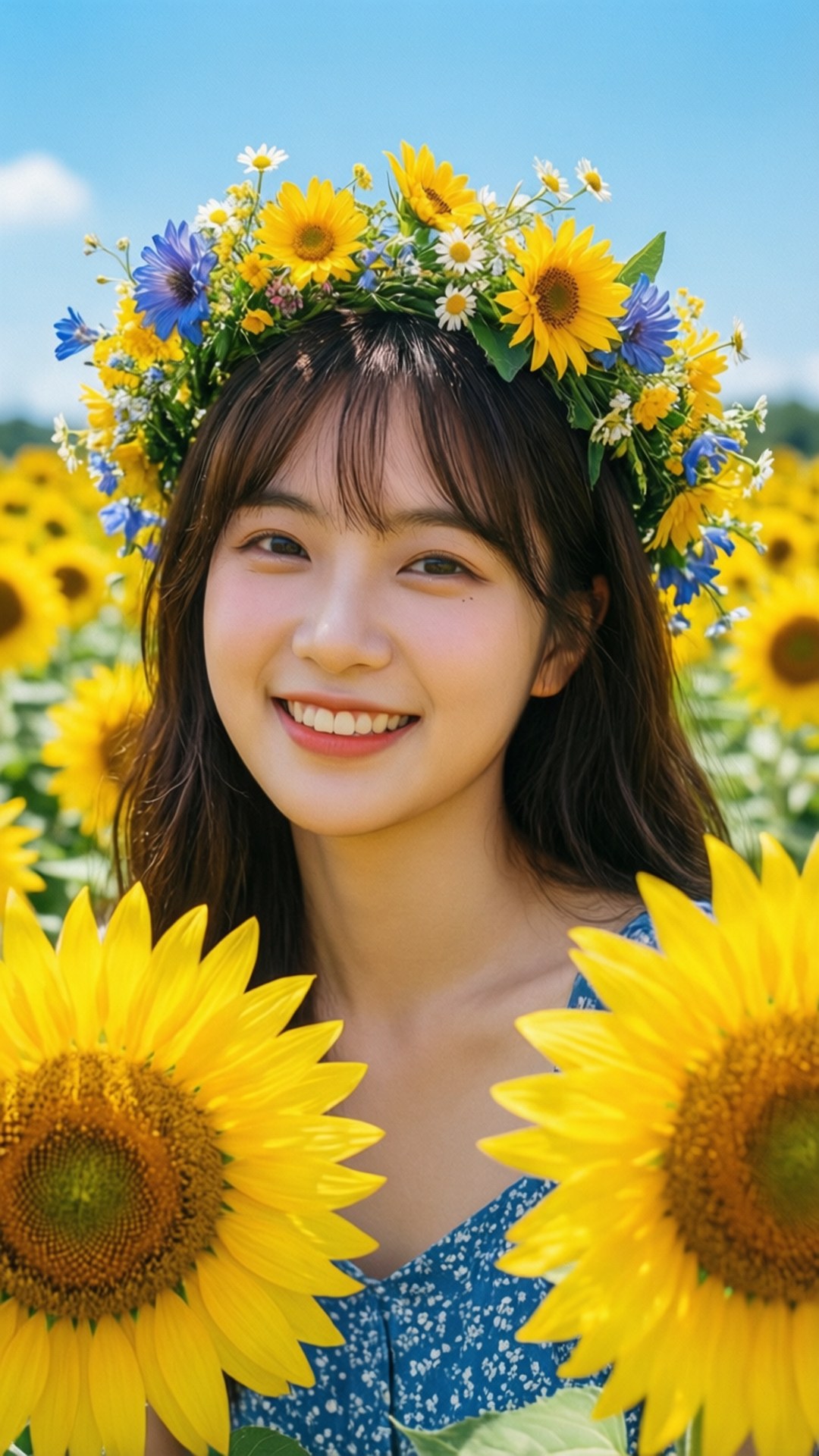 Chica Girasol Fondos de pantalla