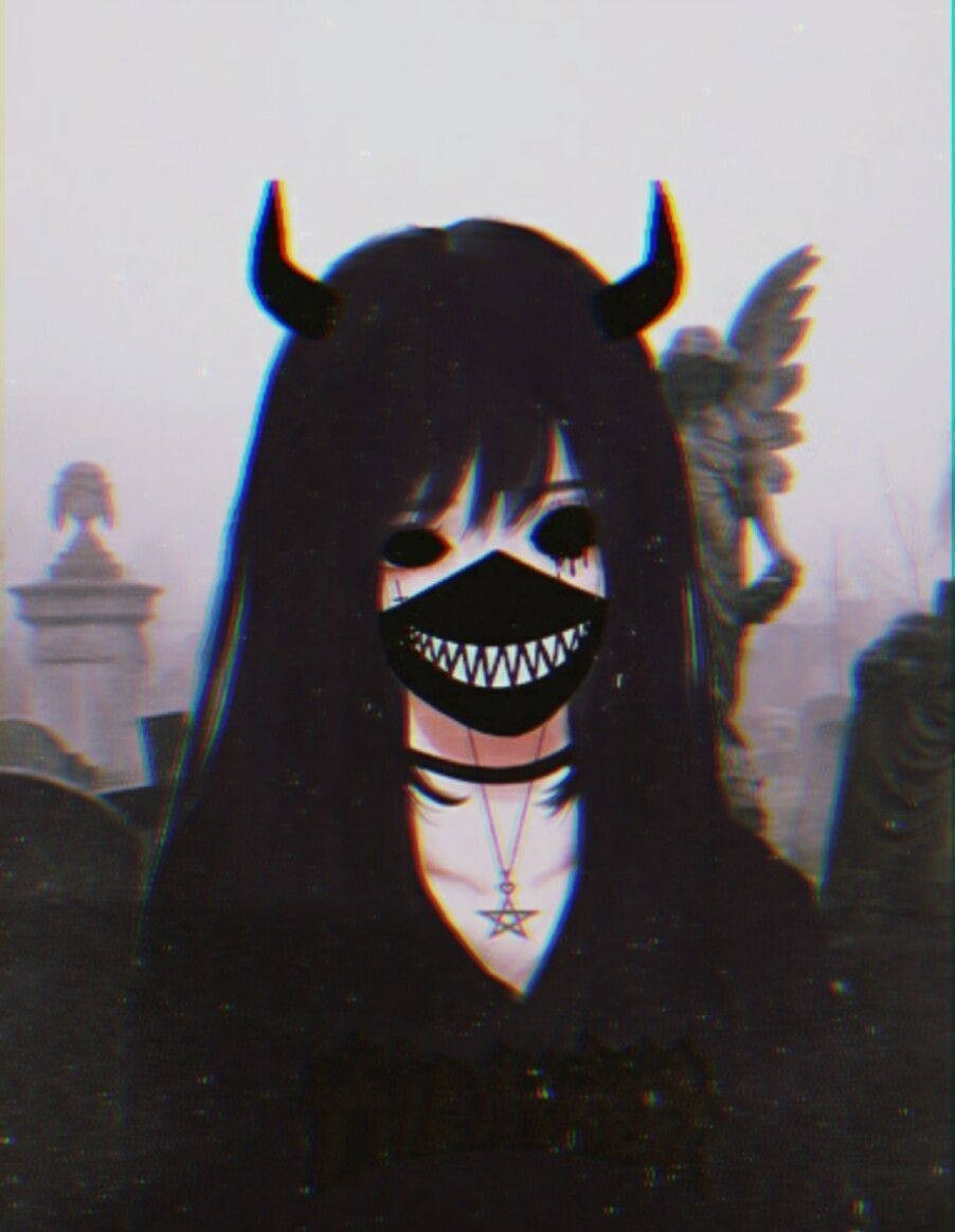 Chica Gótica Anime Linda para PFP Fondos de pantalla