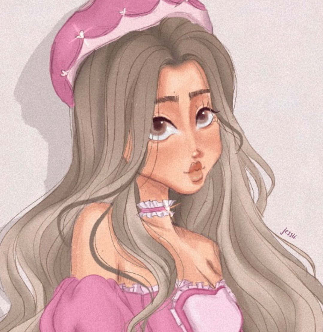 Chica Guapa con Estilo Preppy y Vestimenta Rosa Fondos de pantalla