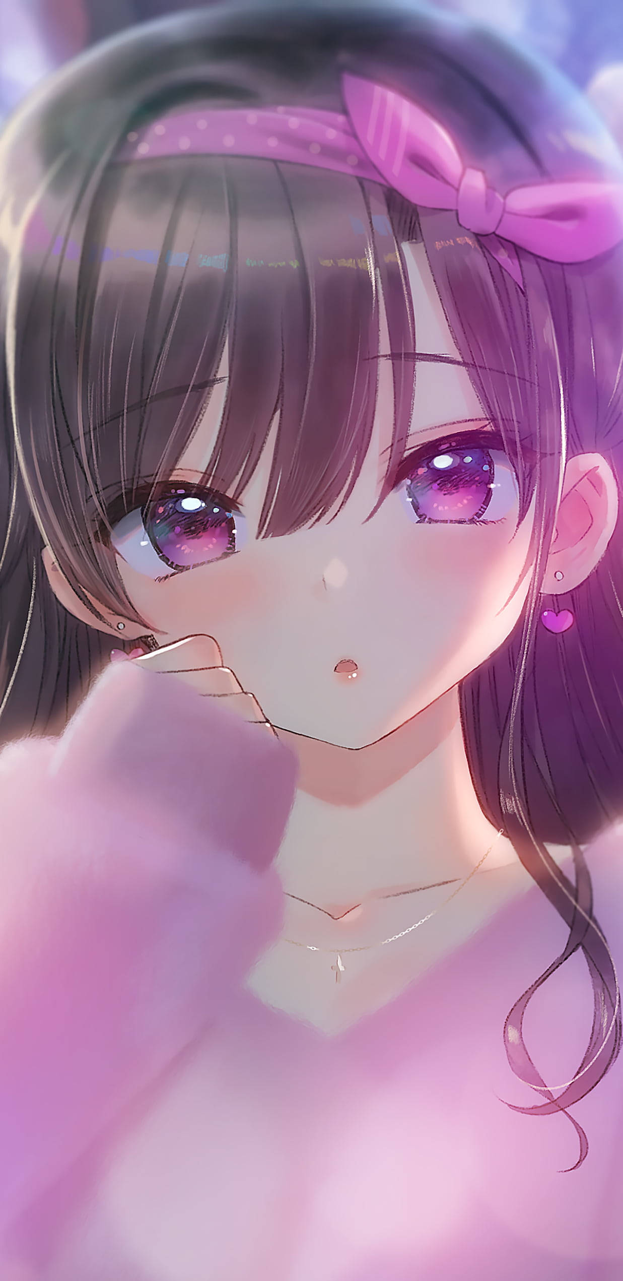 Chica Kawaii de Moda en Rosa Fondos de pantalla