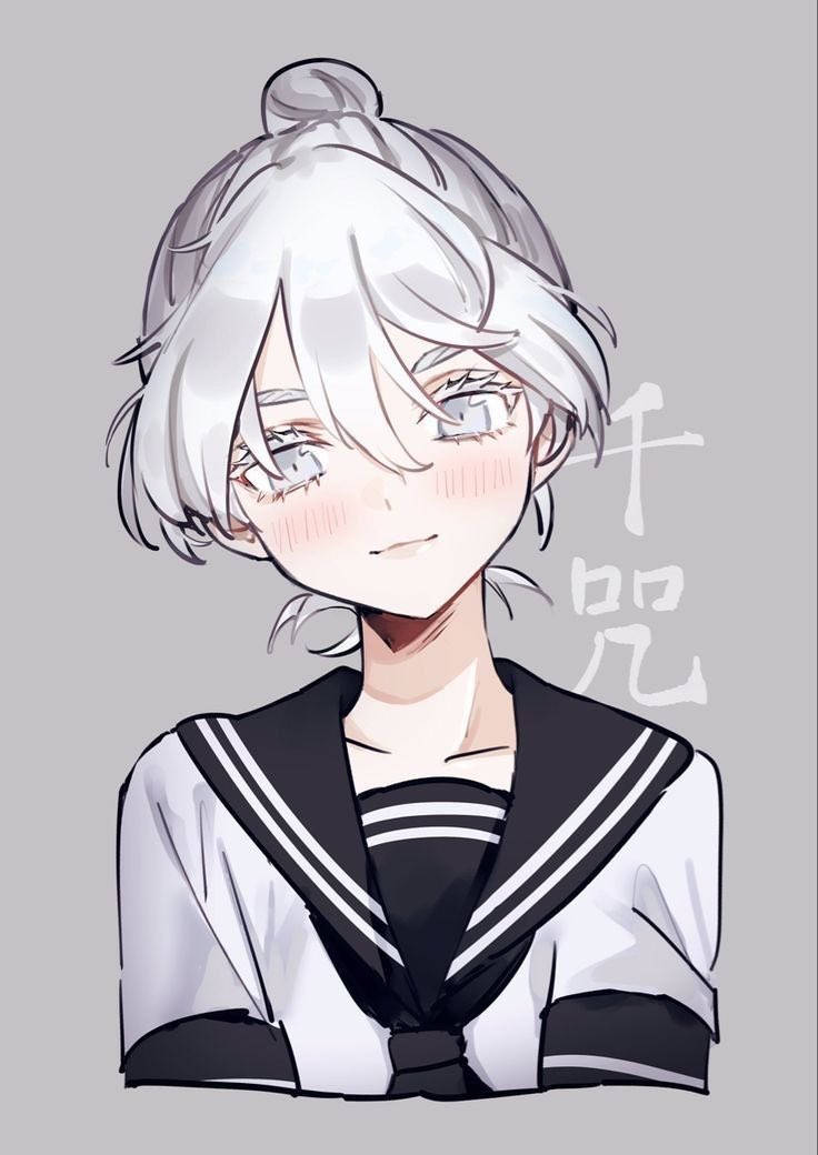 Chica Kawaragi Senju con Uniforme Escolar Fondos de pantalla