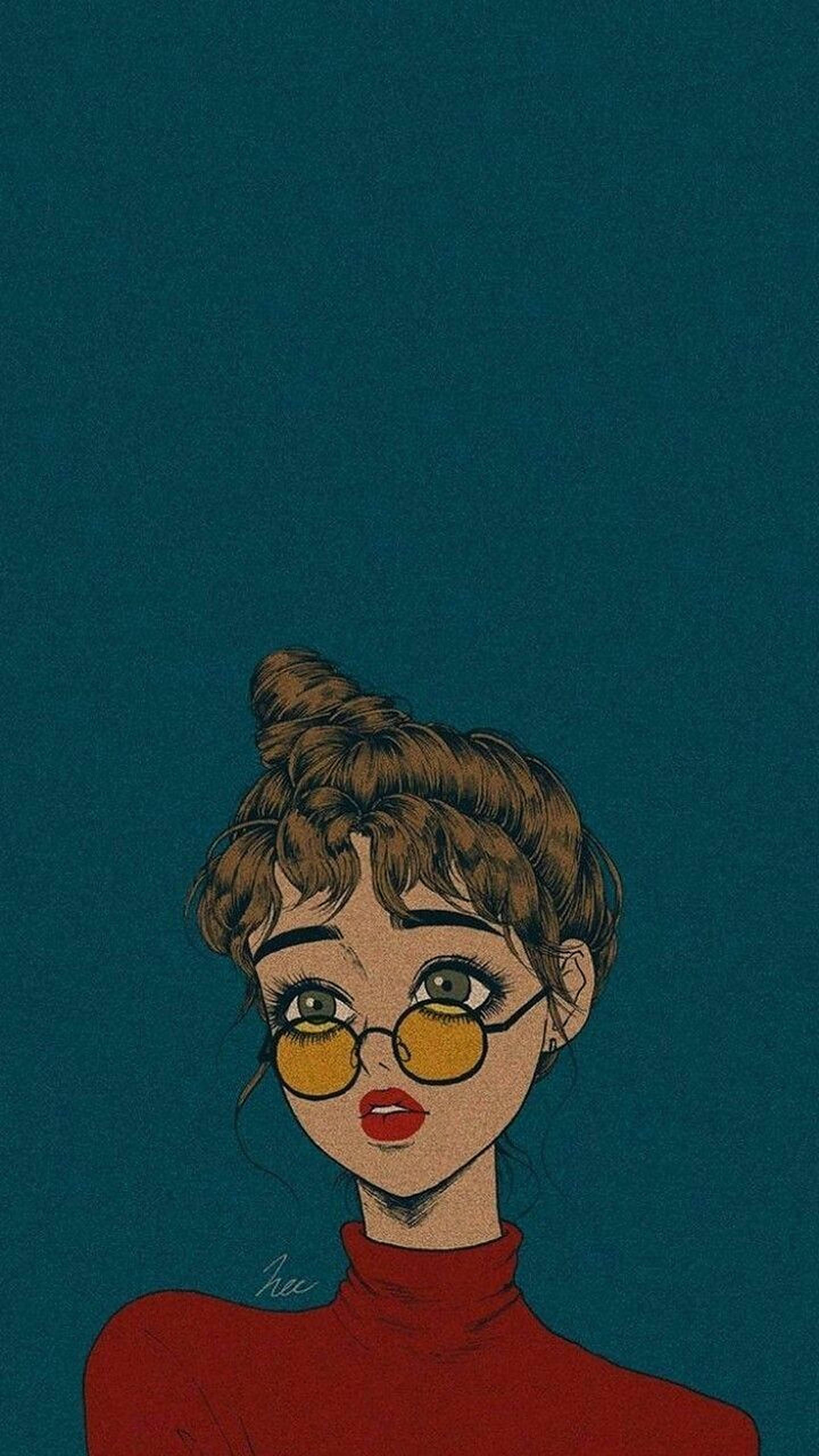 Chica Vintage Estética Fondos de pantalla