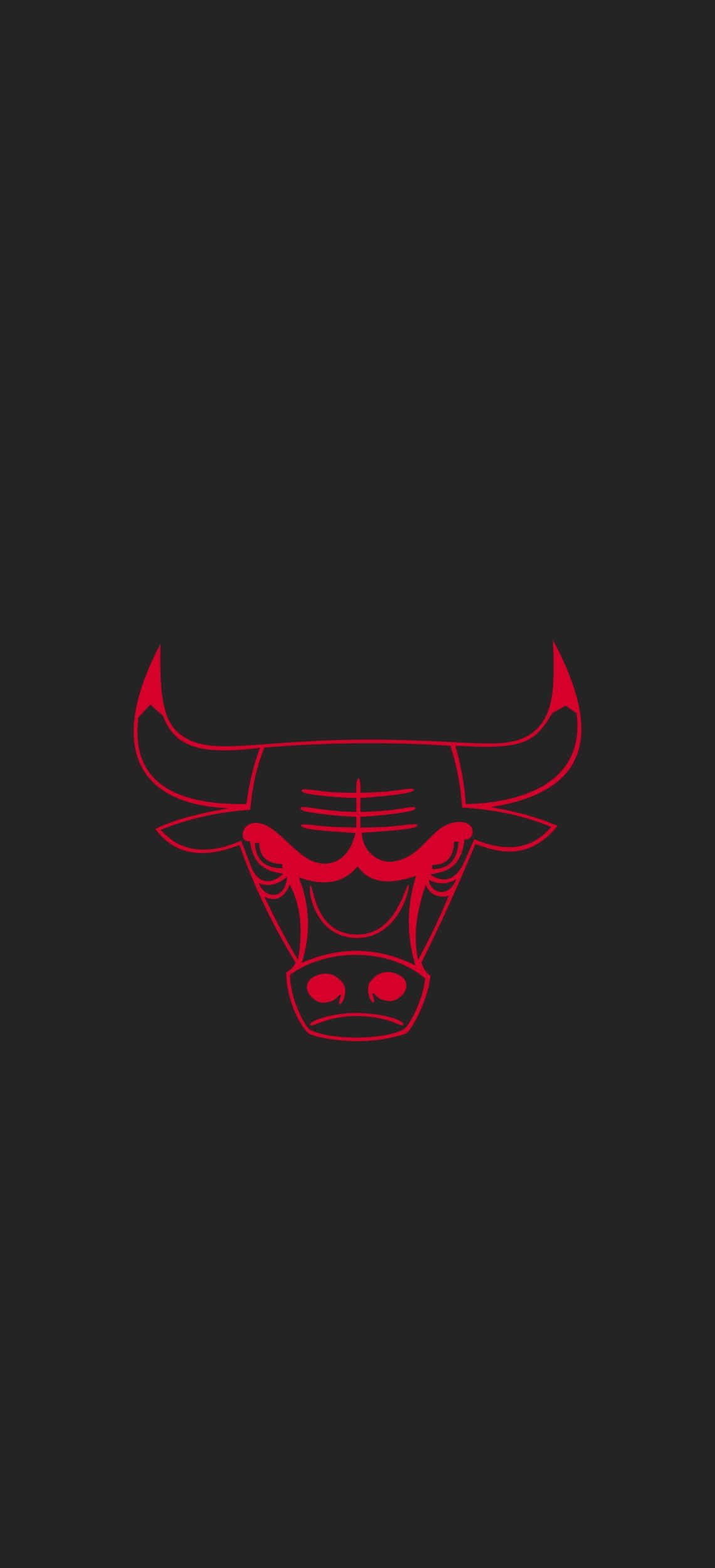 Chicago Bulls Teléfono Rojo Neón Fondos de pantalla