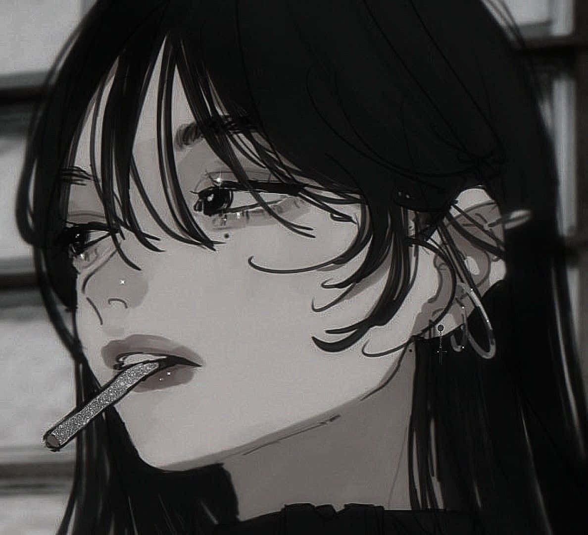 Chicas Anime Fumando Perfil Fondos de pantalla