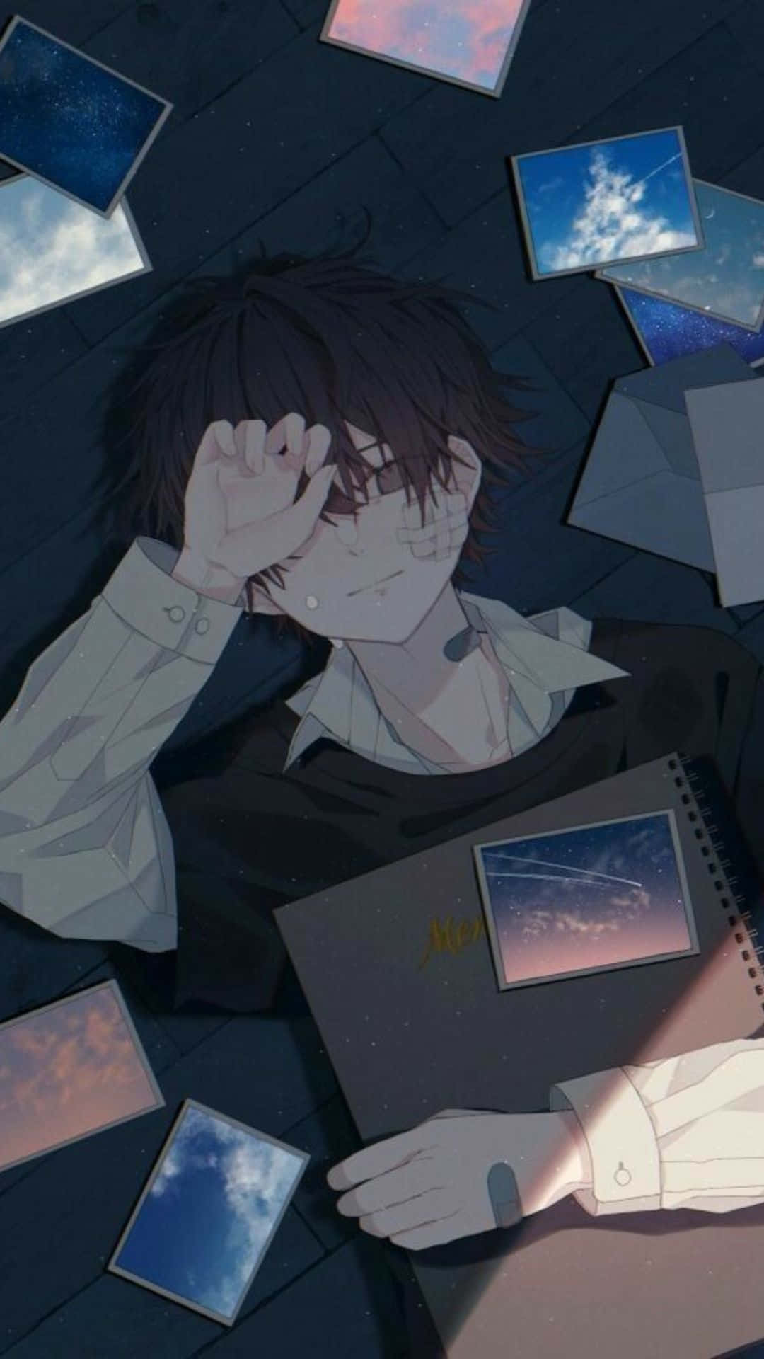 Chico Acostado Estética Oscura Anime Pfp Fondos de pantalla