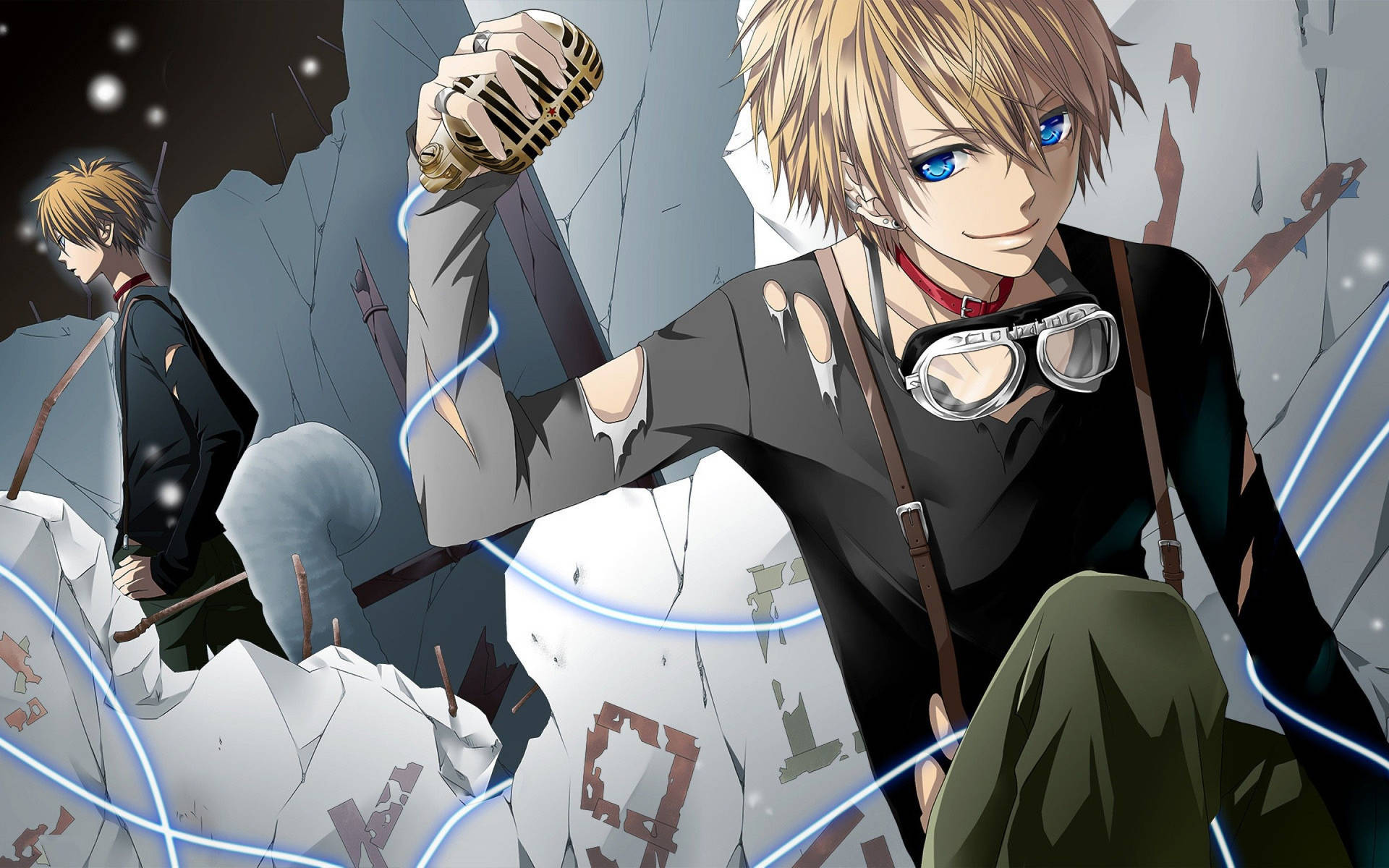 Fondo de pantalla HD de chico anime titiritero