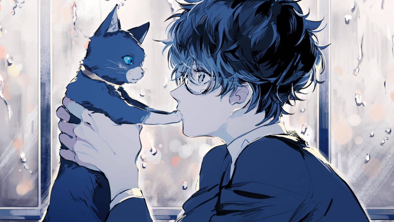 Chico Anime Guapo Akira Gato Fondos de pantalla