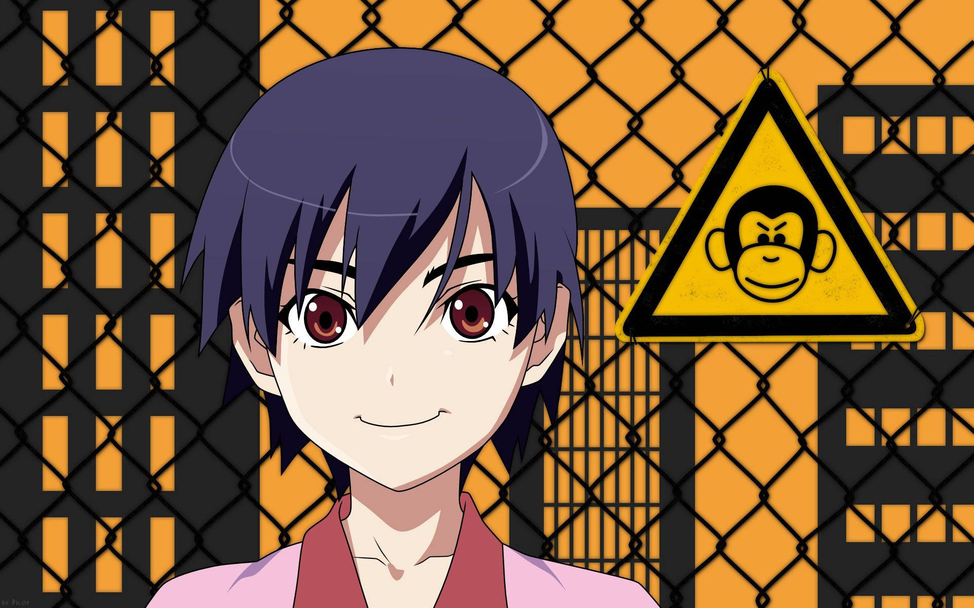 Fondo de pantalla de chico anime lindo sonriendo